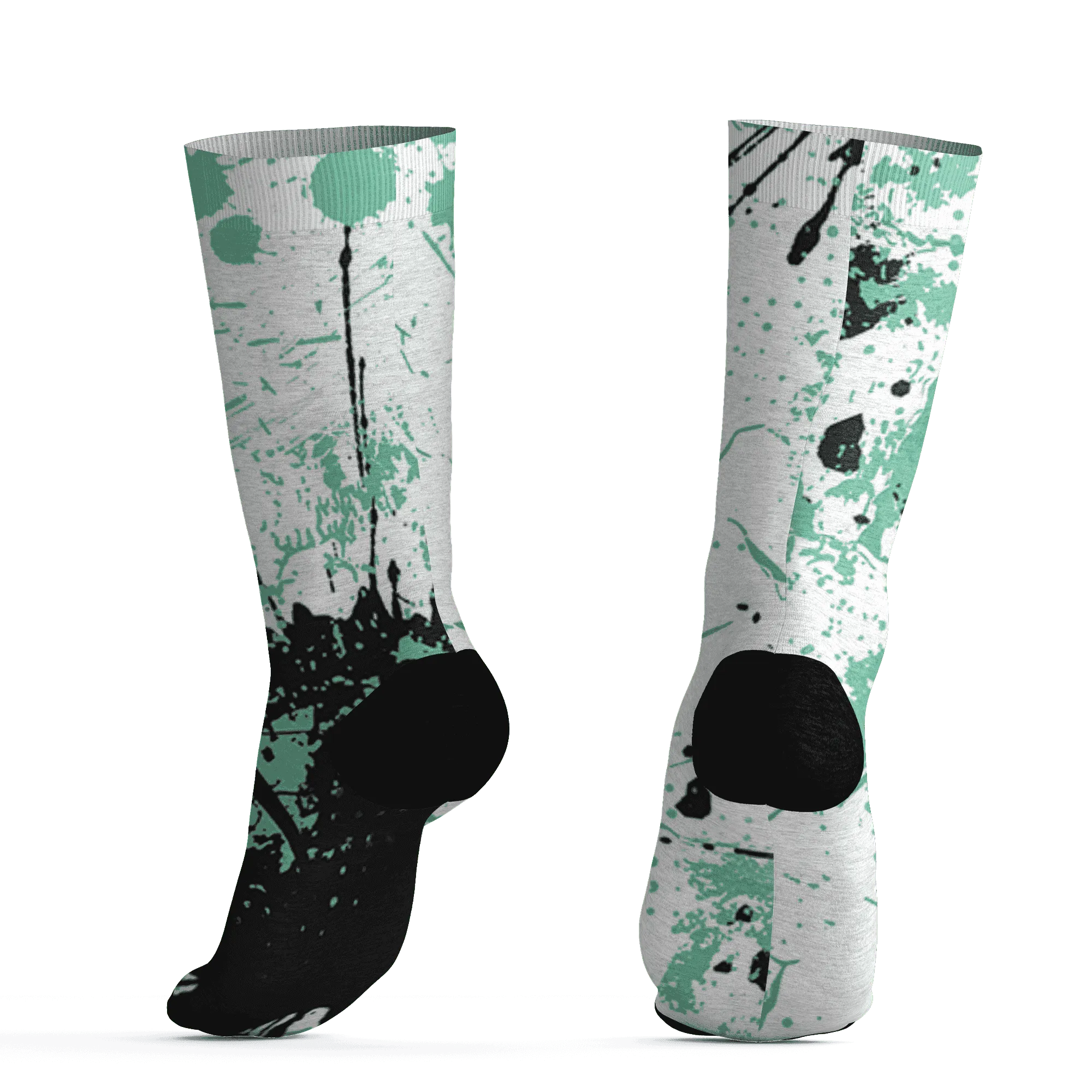 High-OG-Green-Glow-1s-Socks-Match-MO-sneaker-3D