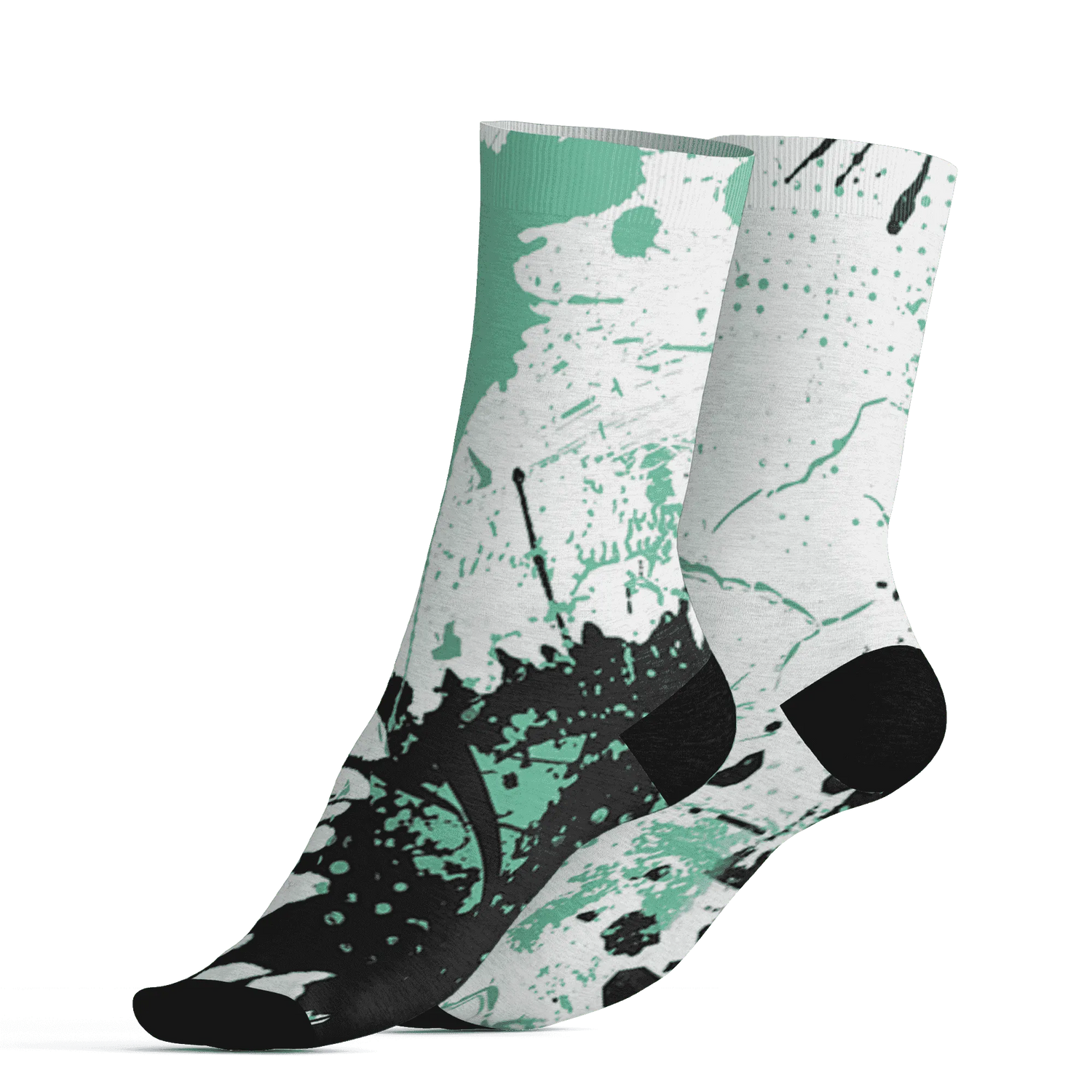 High-OG-Green-Glow-1s-Socks-Match-MO-sneaker-3D
