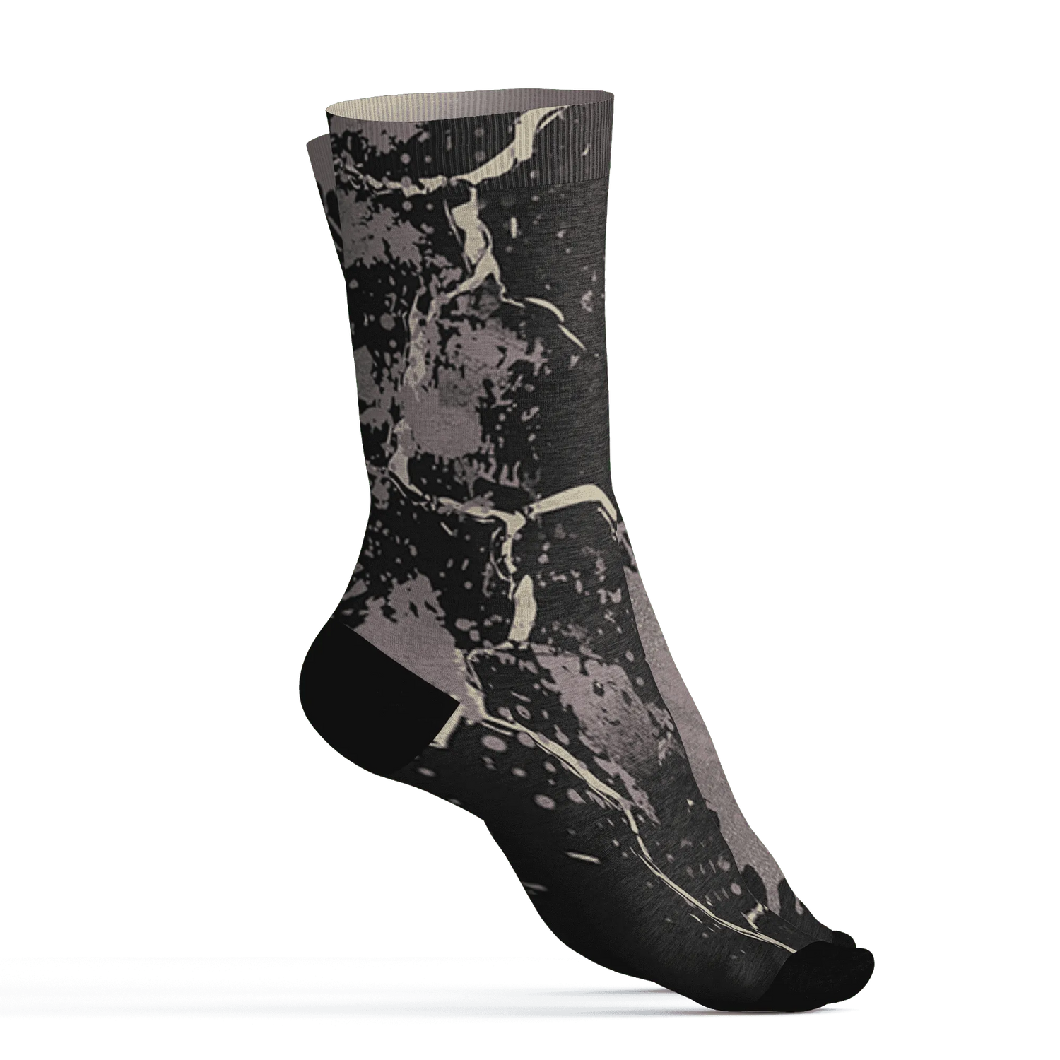 Black-Violet-Ore-3s-Socks-Match-MO-sneaker-3D