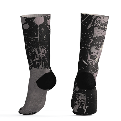 Black-Violet-Ore-3s-Socks-Match-MO-sneaker-3D