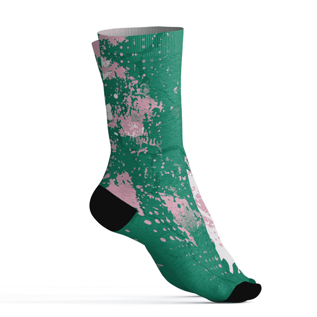 Dunk-Pink-Malachite-Medium-Soft-Low-Sail-Socks-Match-MO-sneaker-3D