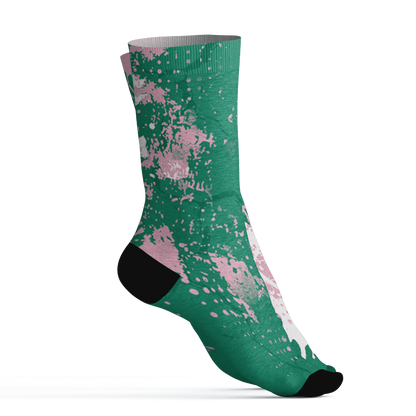 Dunk-Pink-Malachite-Medium-Soft-Low-Sail-Socks-Match-MO-sneaker-3D