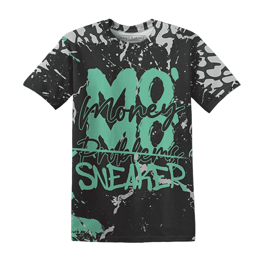 Green-Glow-3s-T-Shirt-Match-MO-sneaker-3D