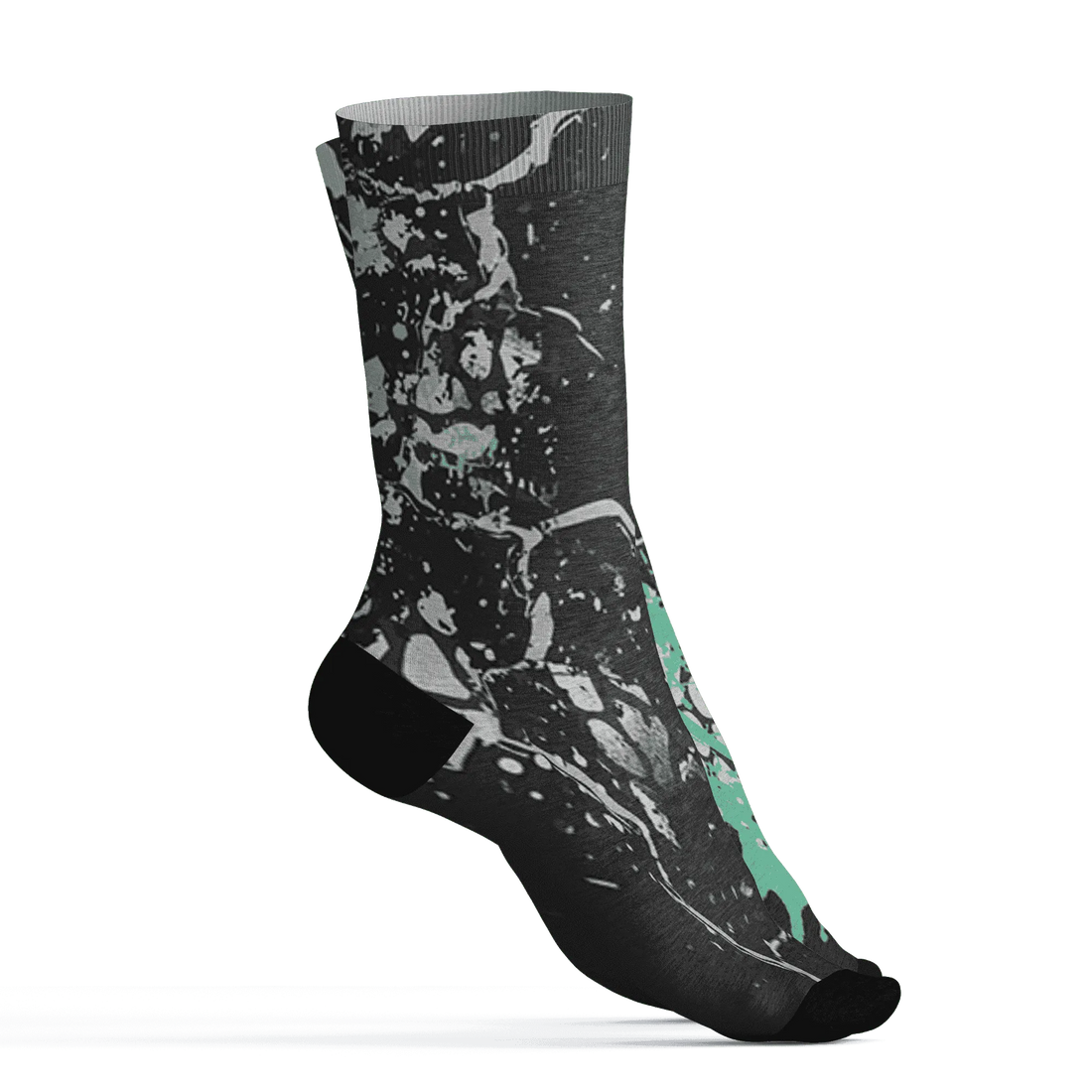 Green-Glow-3s-Socks-Match-MO-sneaker-3D