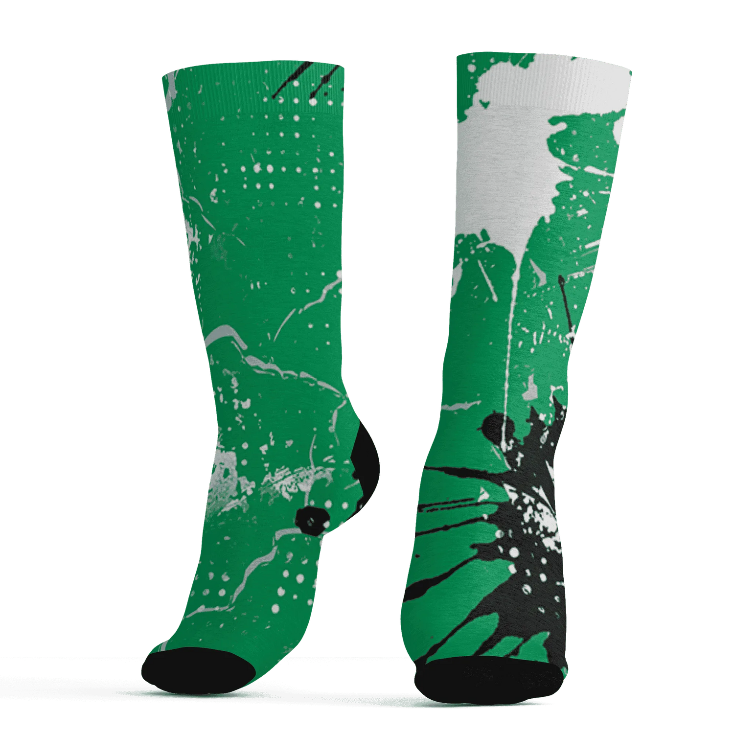 Lucky-Green-5s-Socks-Match-MO-sneaker-3D