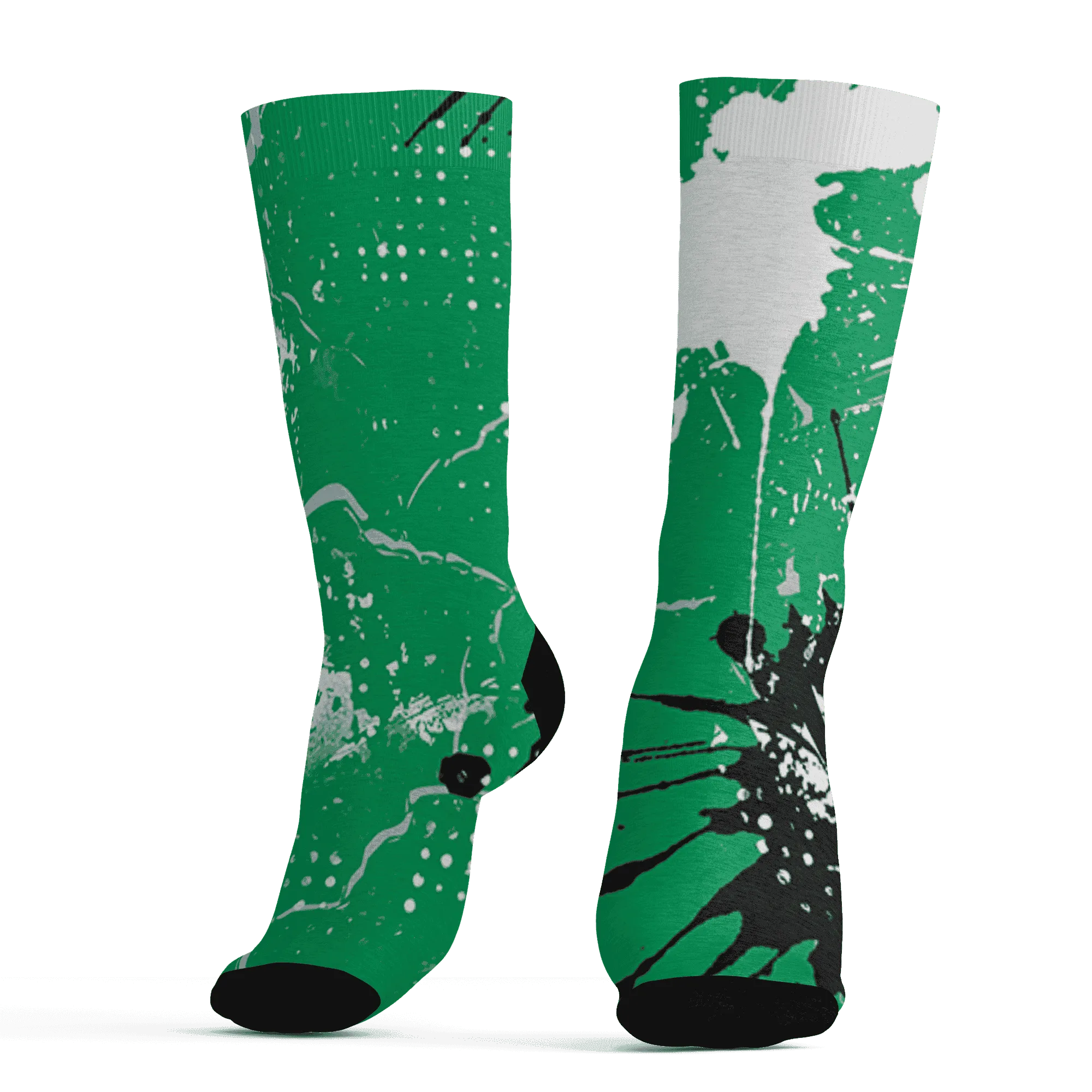 Lucky-Green-5s-Socks-Match-MO-sneaker-3D