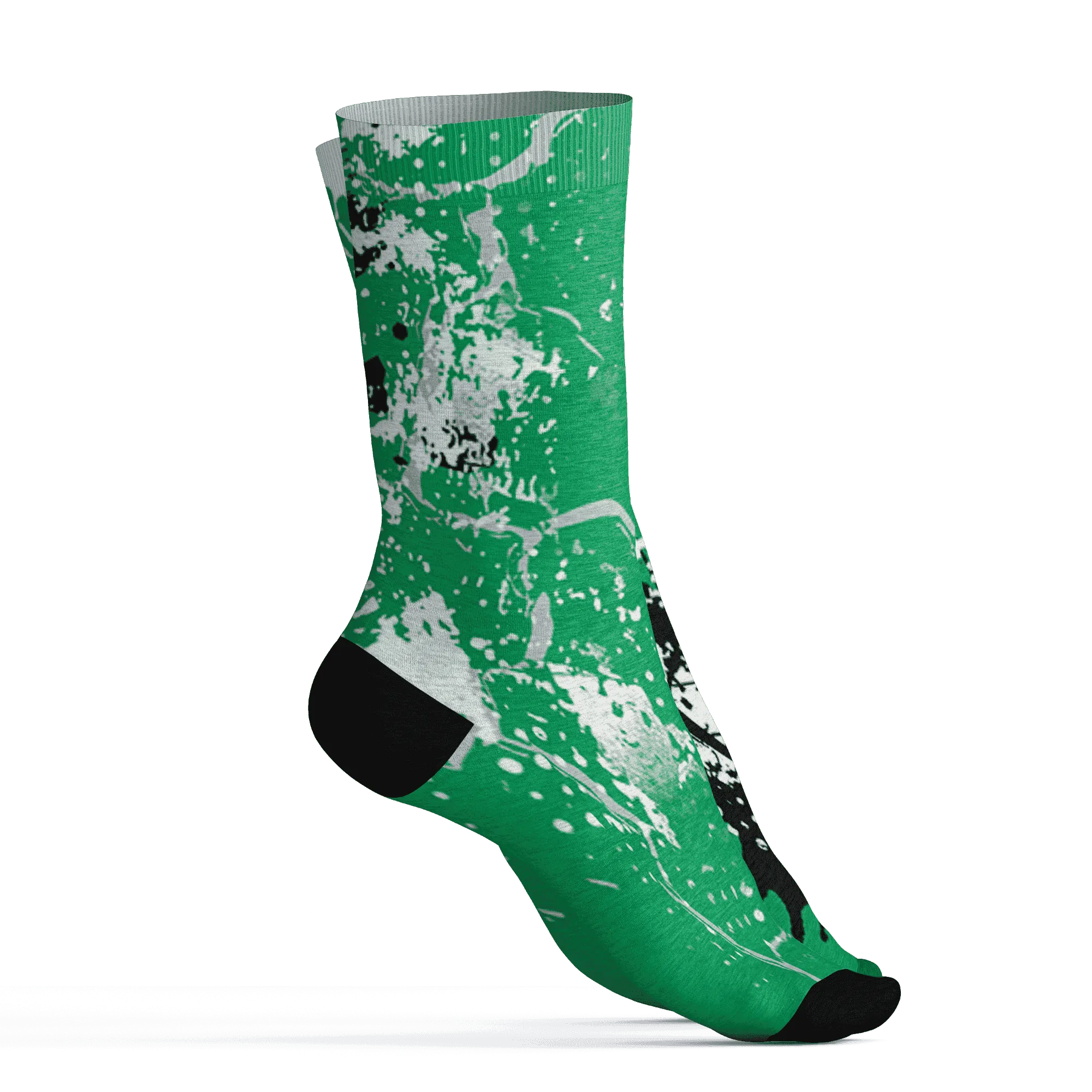 Lucky-Green-5s-Socks-Match-MO-sneaker-3D