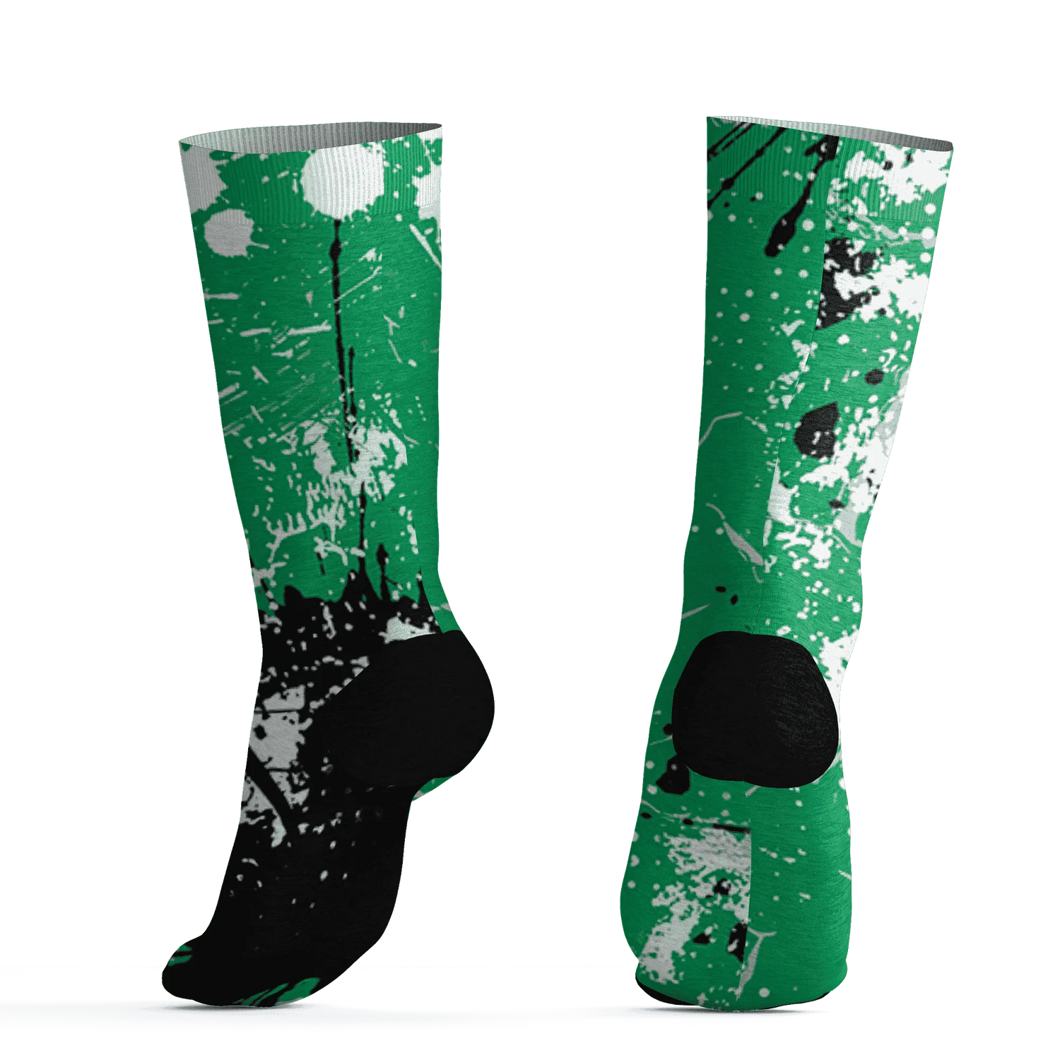 Lucky-Green-5s-Socks-Match-MO-sneaker-3D