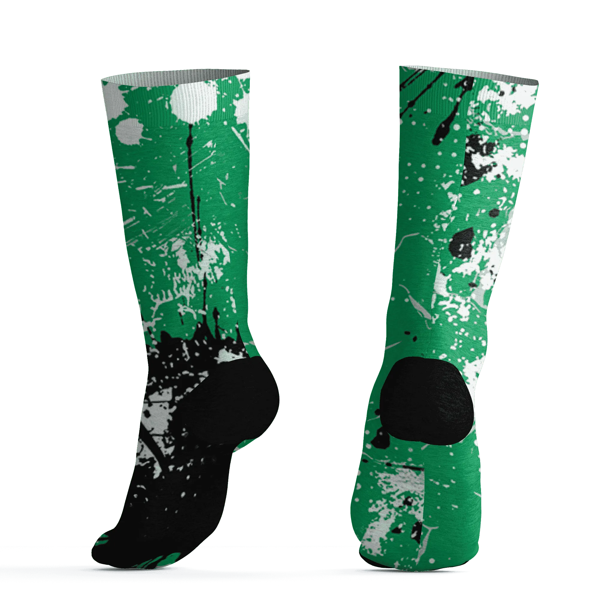 Lucky-Green-5s-Socks-Match-MO-sneaker-3D