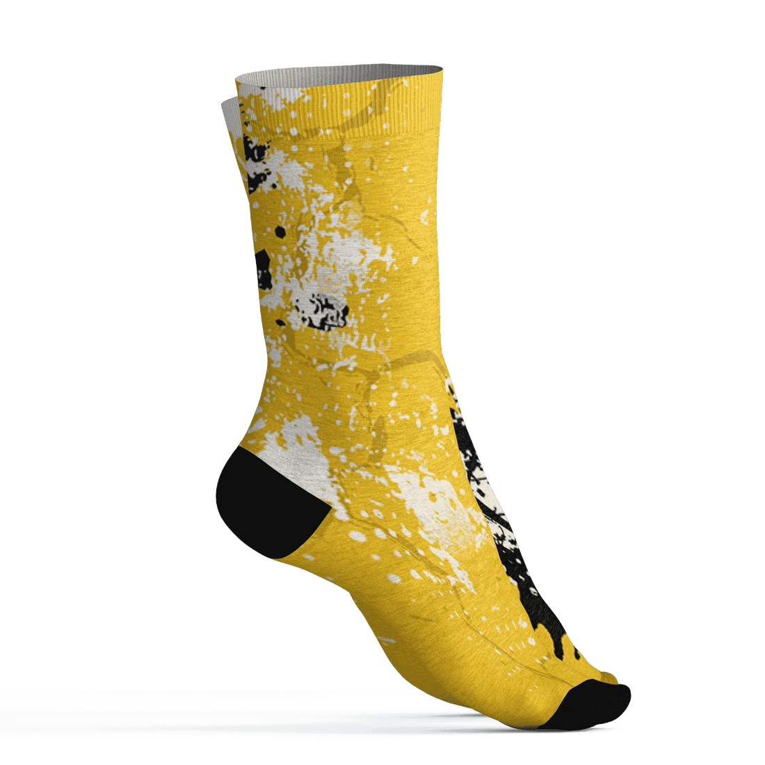 Yellow-Ochre-6s-Socks-Match-MO-sneaker-3D