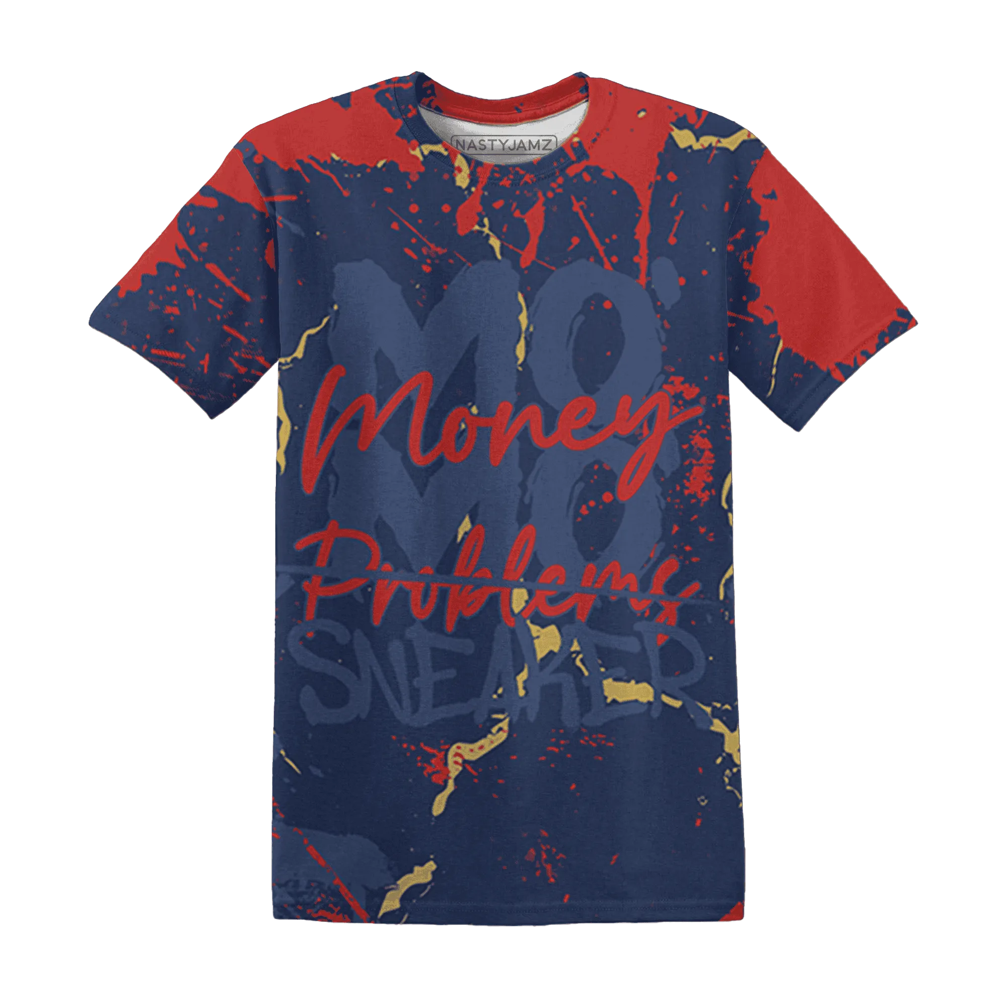 VaporMax-Air-Plus-Midnight-Navy-Gold-Black-T-Shirt-Match-MO-sneaker-3D