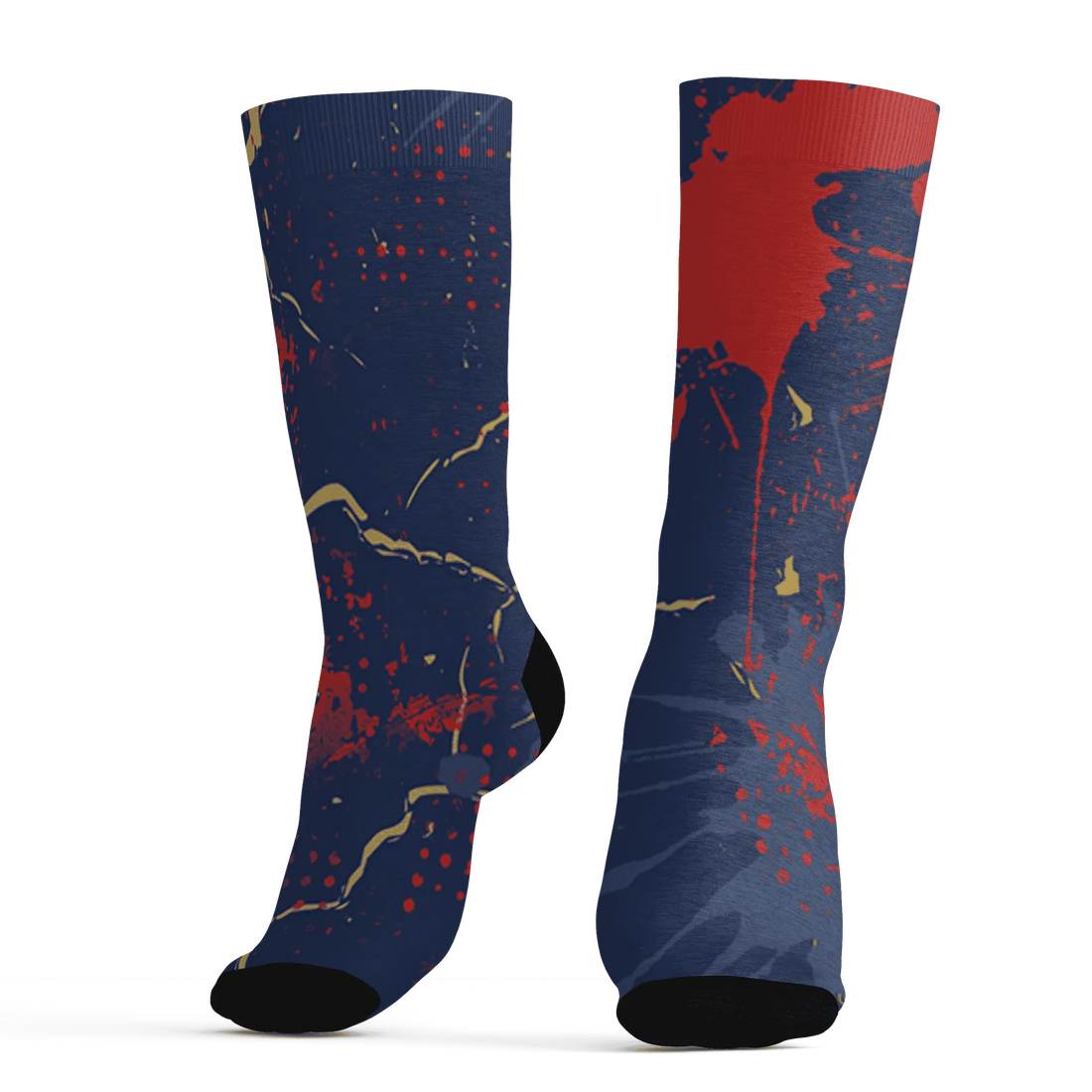 VaporMax-Air-Plus-Midnight-Navy-Gold-Black-Socks-Match-MO-sneaker-3D