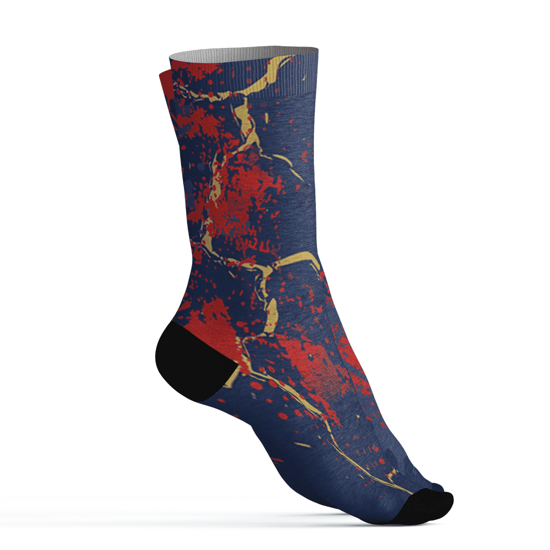 VaporMax-Air-Plus-Midnight-Navy-Gold-Black-Socks-Match-MO-sneaker-3D