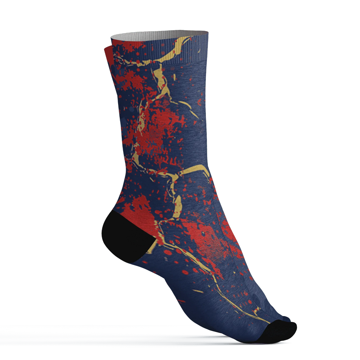 VaporMax-Air-Plus-Midnight-Navy-Gold-Black-Socks-Match-MO-sneaker-3D