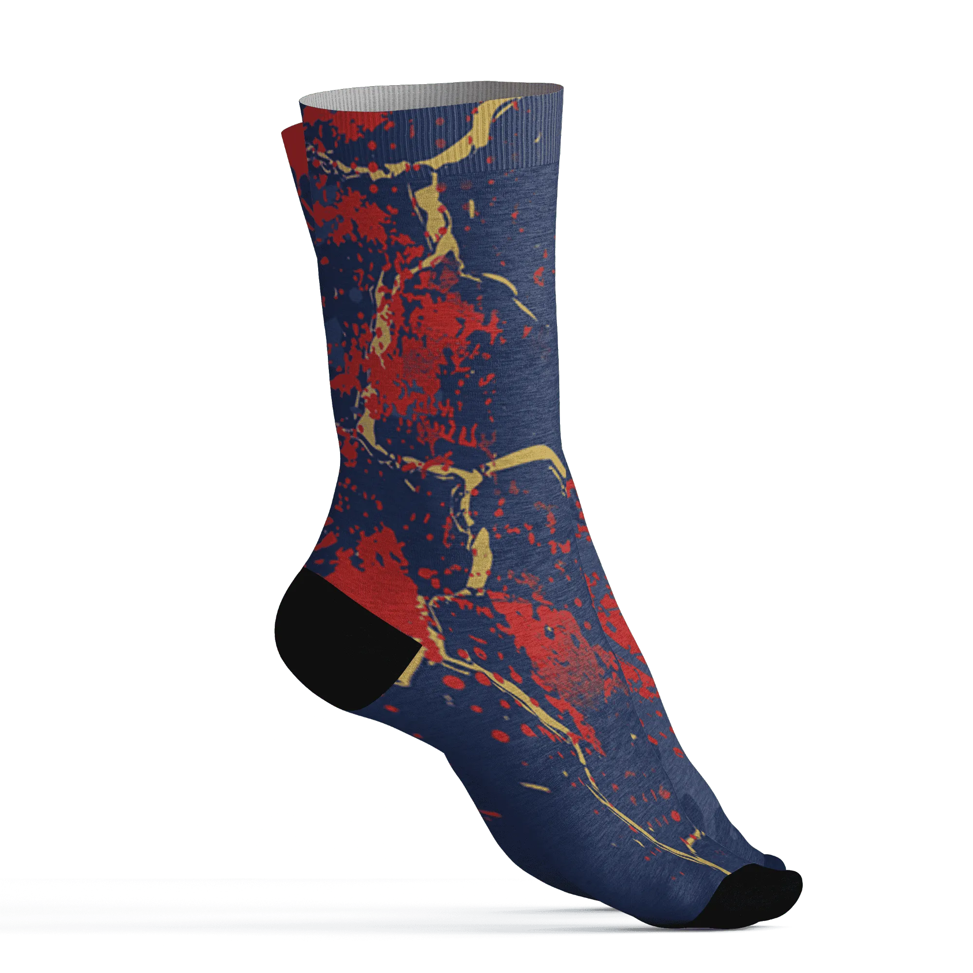 VaporMax-Air-Plus-Midnight-Navy-Gold-Black-Socks-Match-MO-sneaker-3D