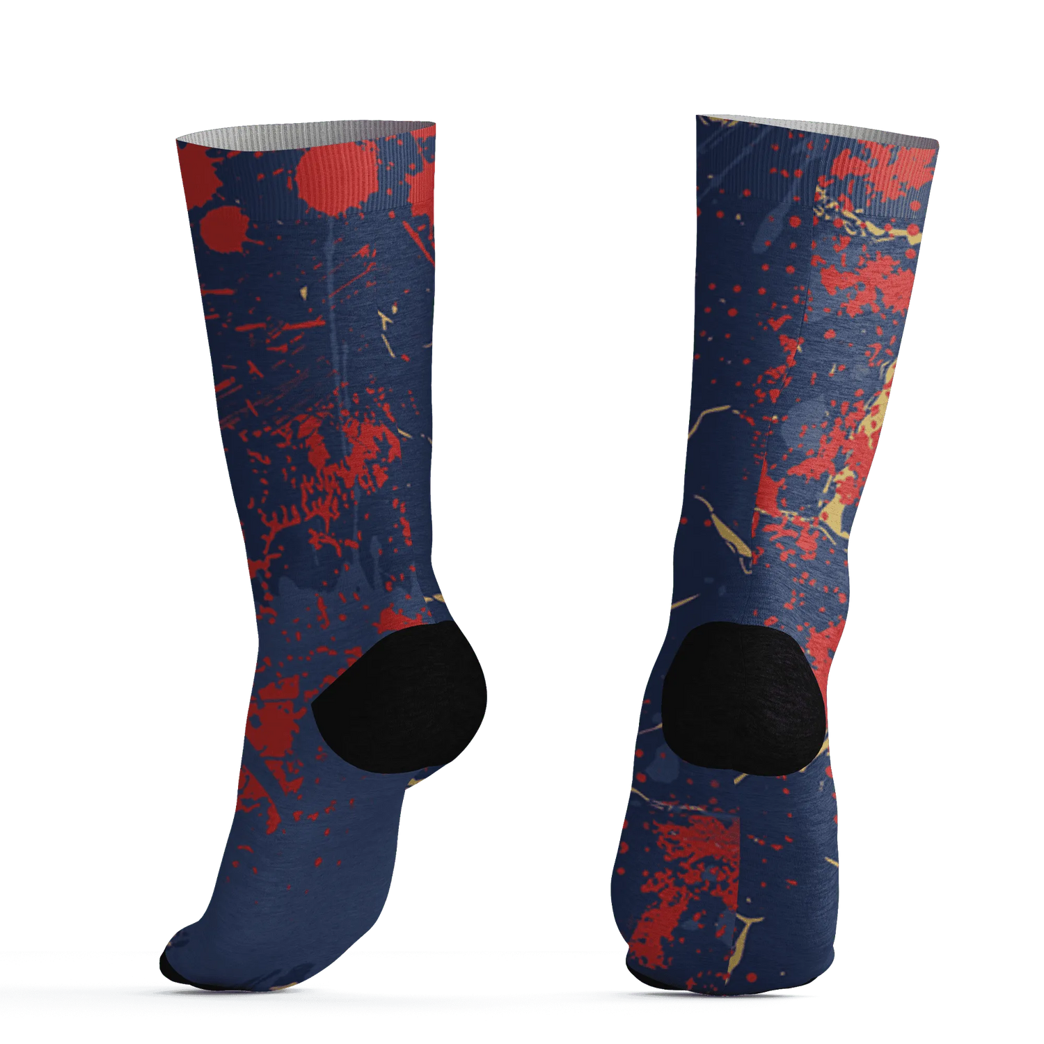 VaporMax-Air-Plus-Midnight-Navy-Gold-Black-Socks-Match-MO-sneaker-3D
