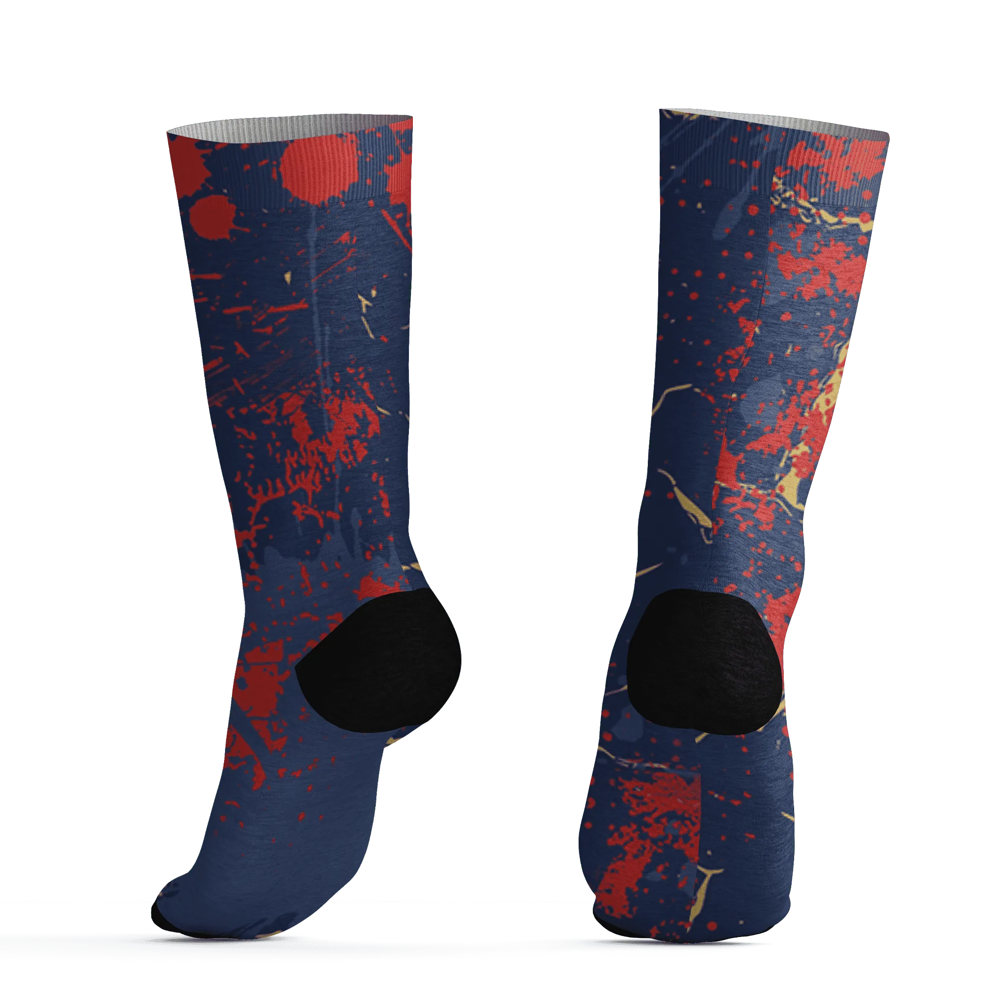 VaporMax-Air-Plus-Midnight-Navy-Gold-Black-Socks-Match-MO-sneaker-3D