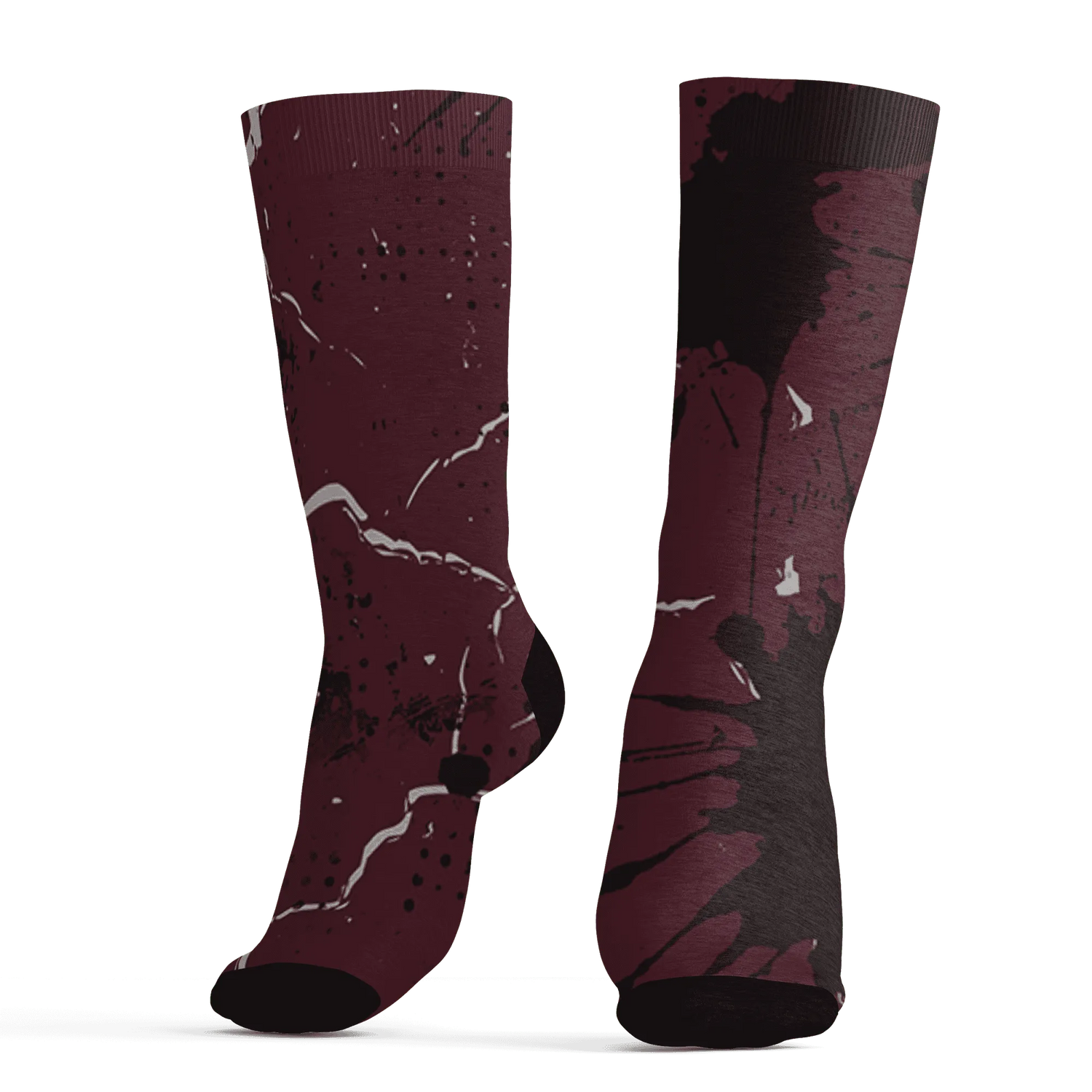 VaporMax-Night-Maron-Burgundy-Socks-Match-MO-sneaker-3D