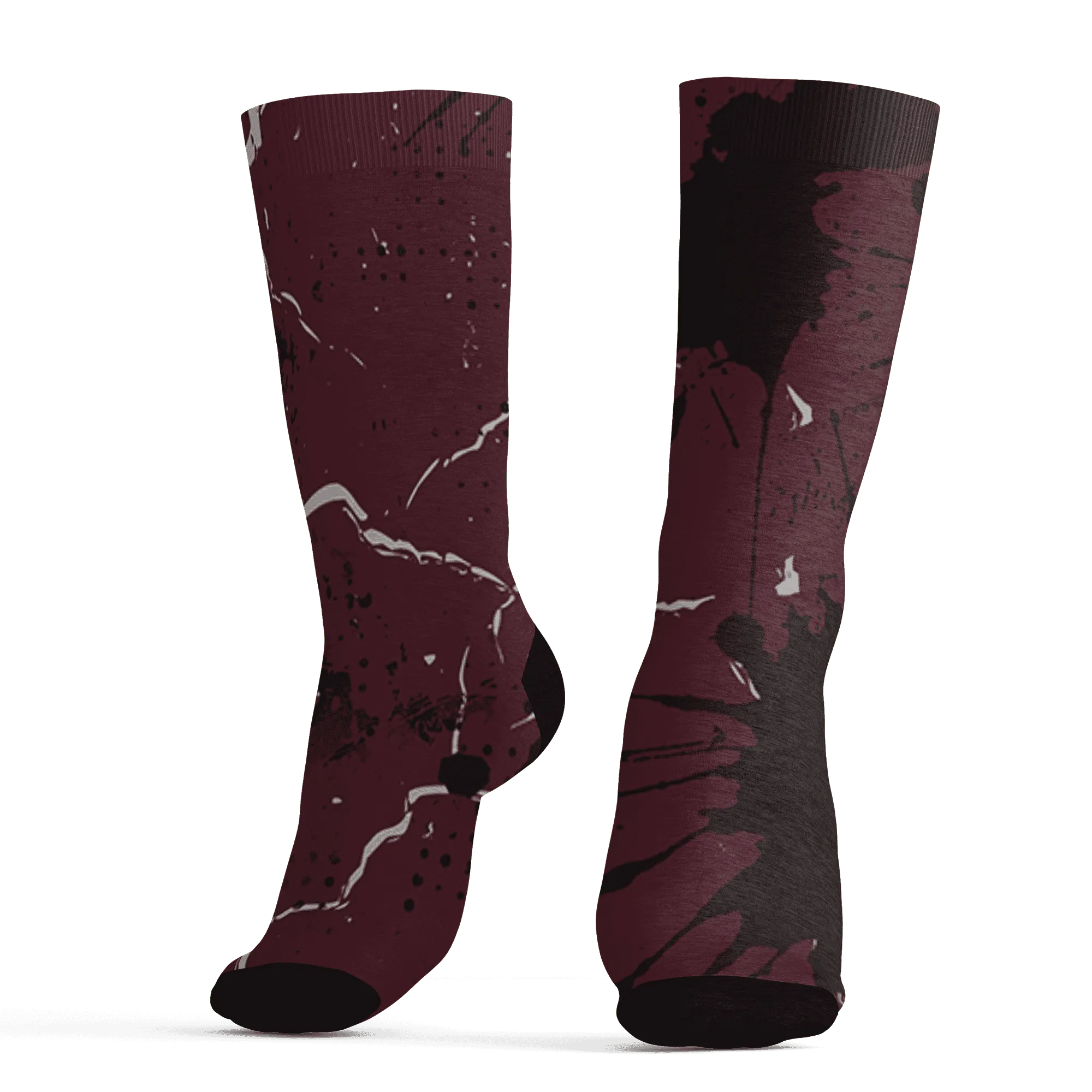 VaporMax-Night-Maron-Burgundy-Socks-Match-MO-sneaker-3D