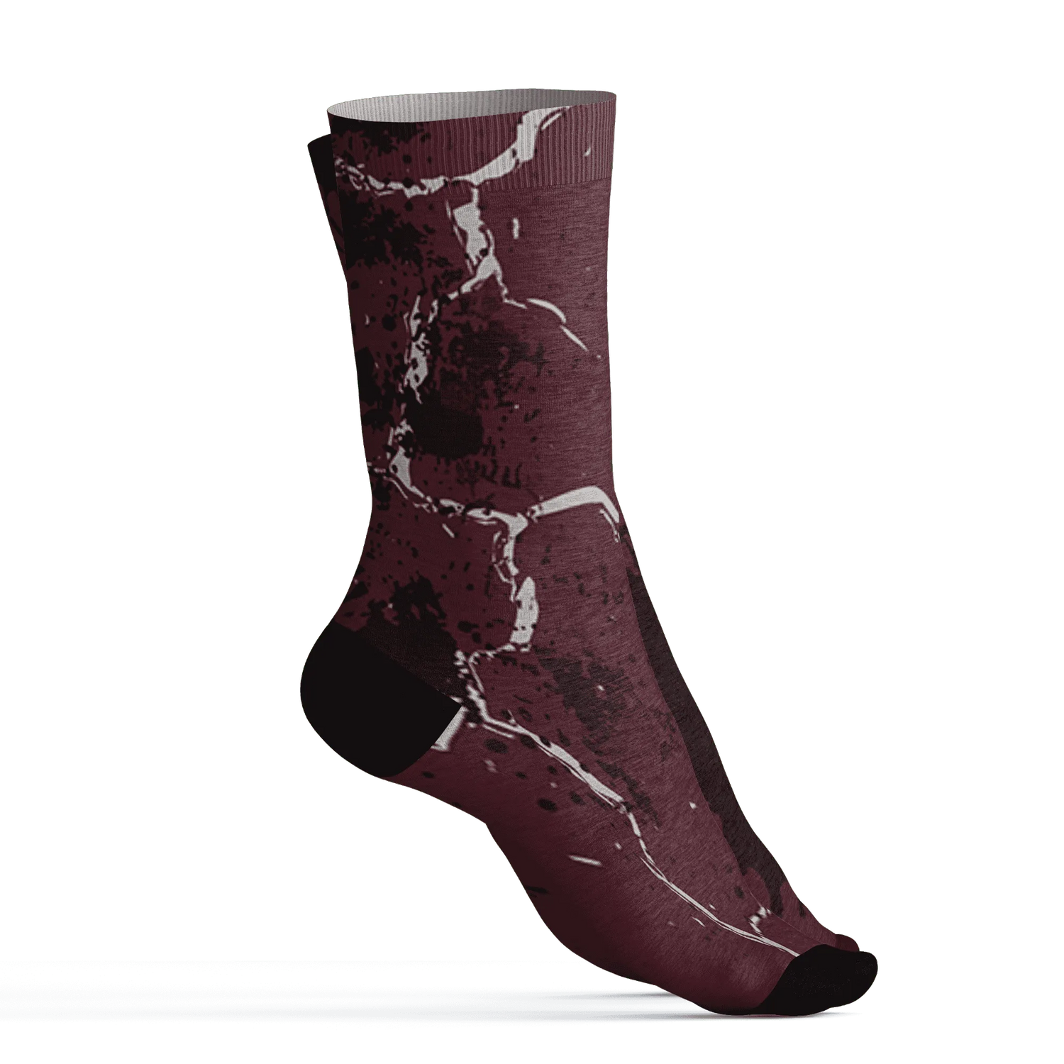 VaporMax-Night-Maron-Burgundy-Socks-Match-MO-sneaker-3D