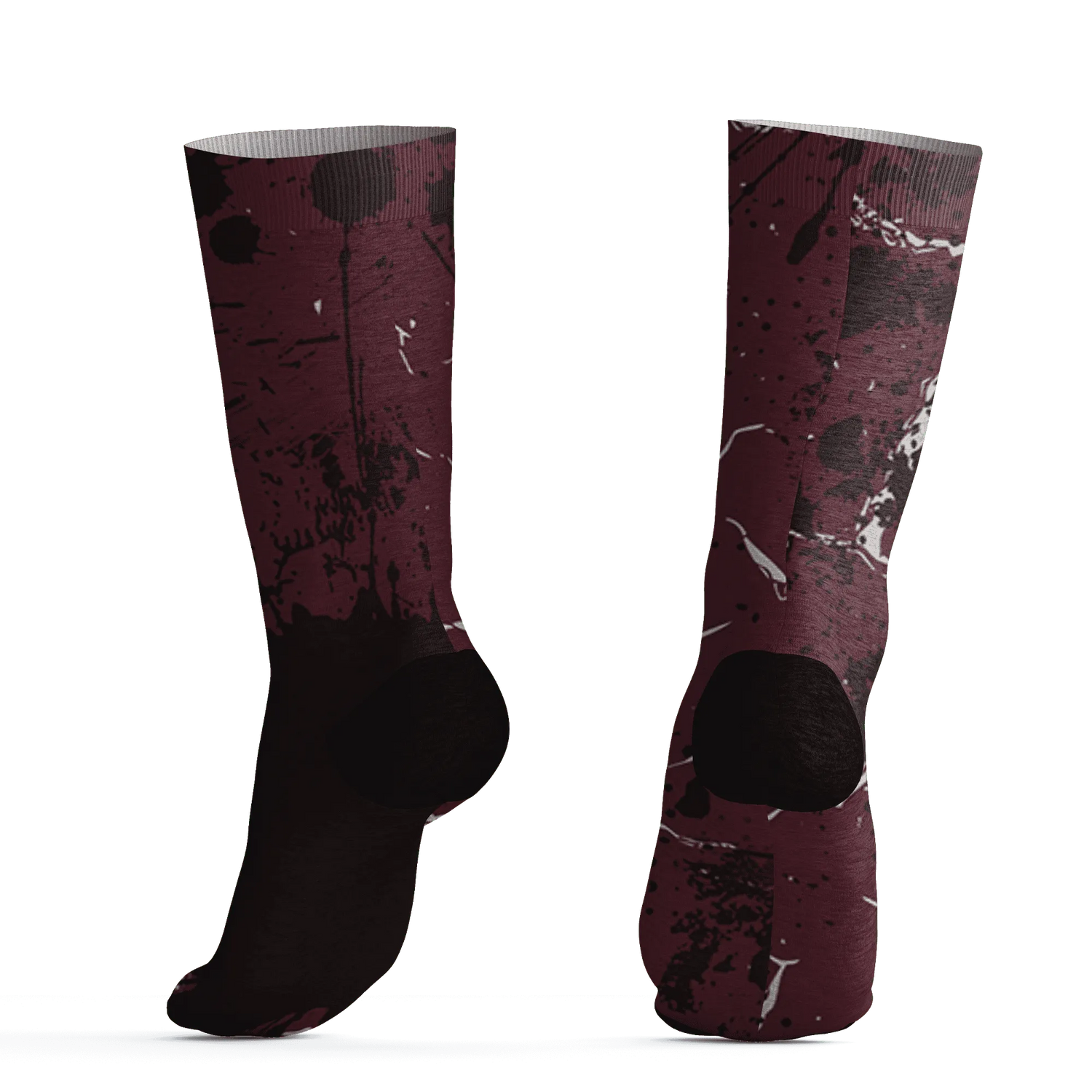 VaporMax-Night-Maron-Burgundy-Socks-Match-MO-sneaker-3D