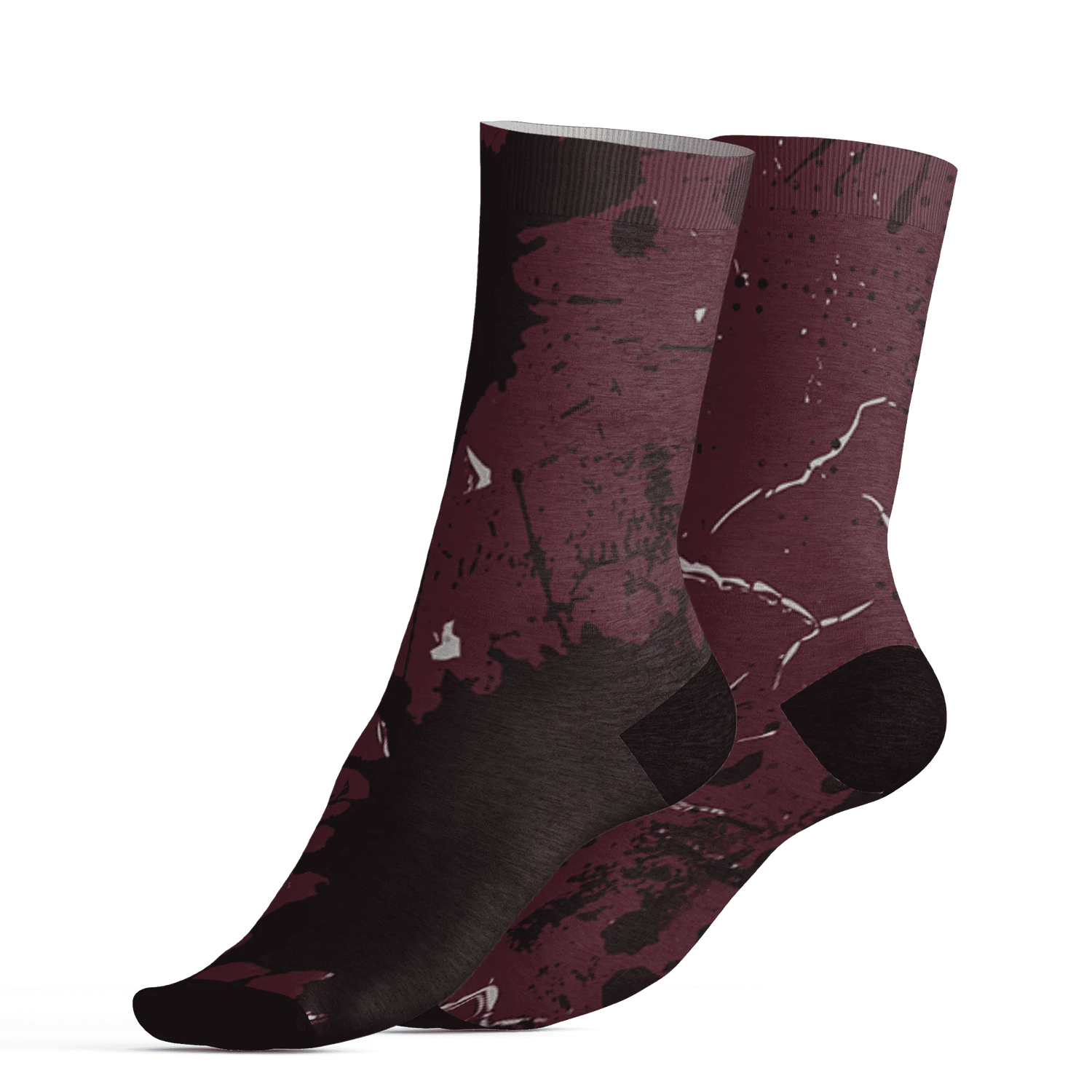 VaporMax-Night-Maron-Burgundy-Socks-Match-MO-sneaker-3D