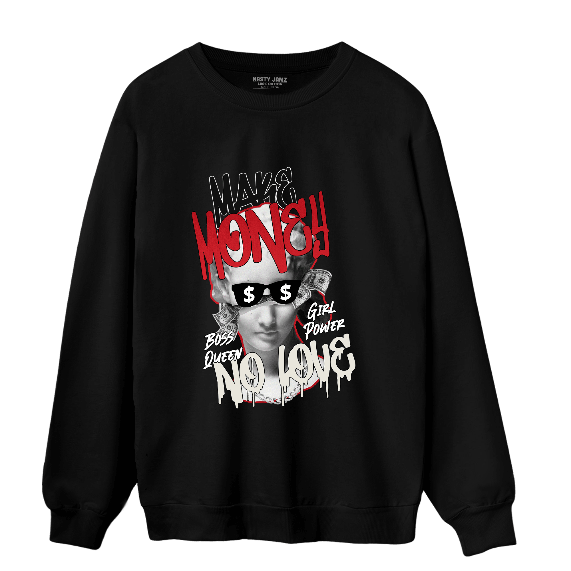 Low OG Trophy Room 1s Sweatshirt Match Make Money No Love - NastyJamz