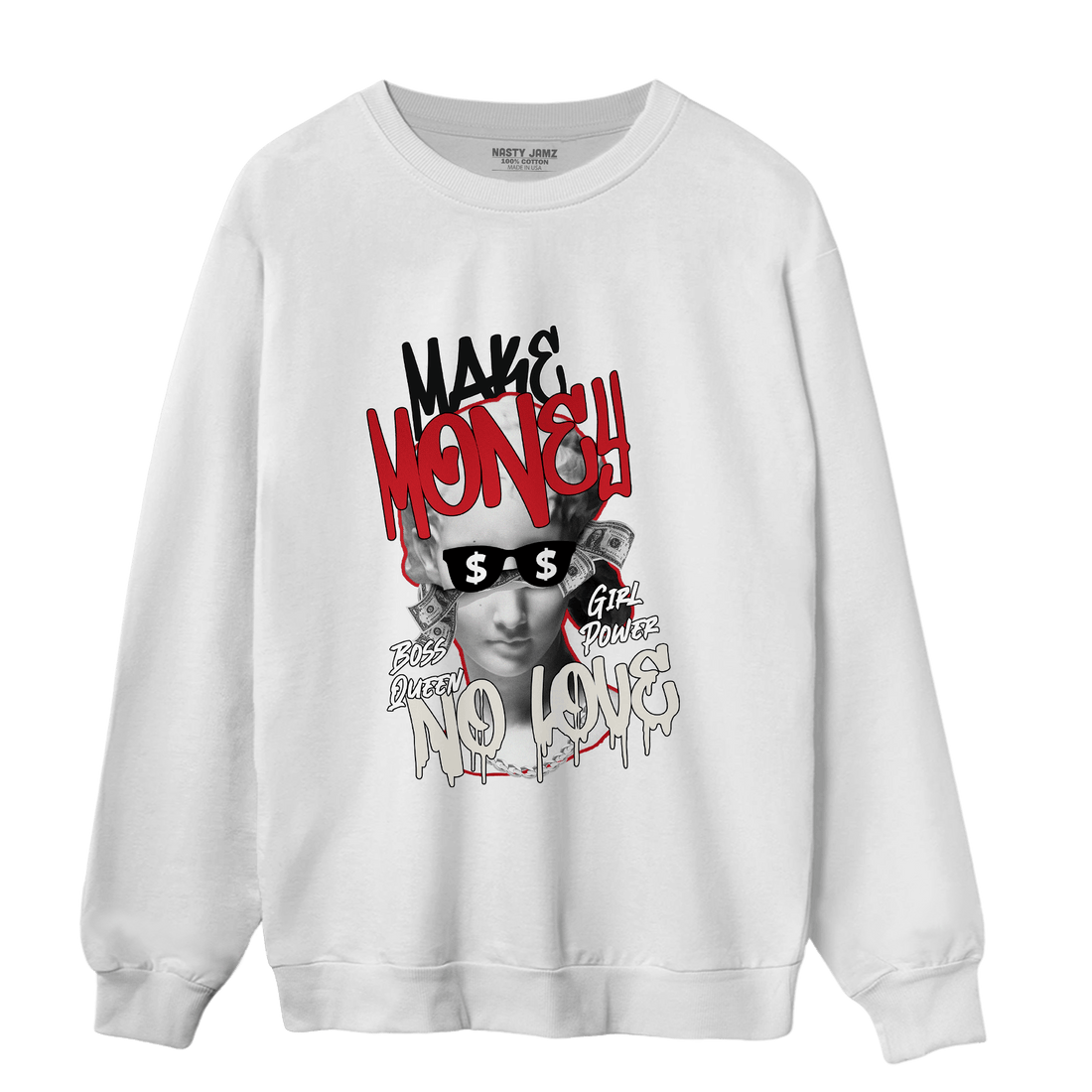 Low OG Trophy Room 1s Sweatshirt Match Make Money No Love - NastyJamz