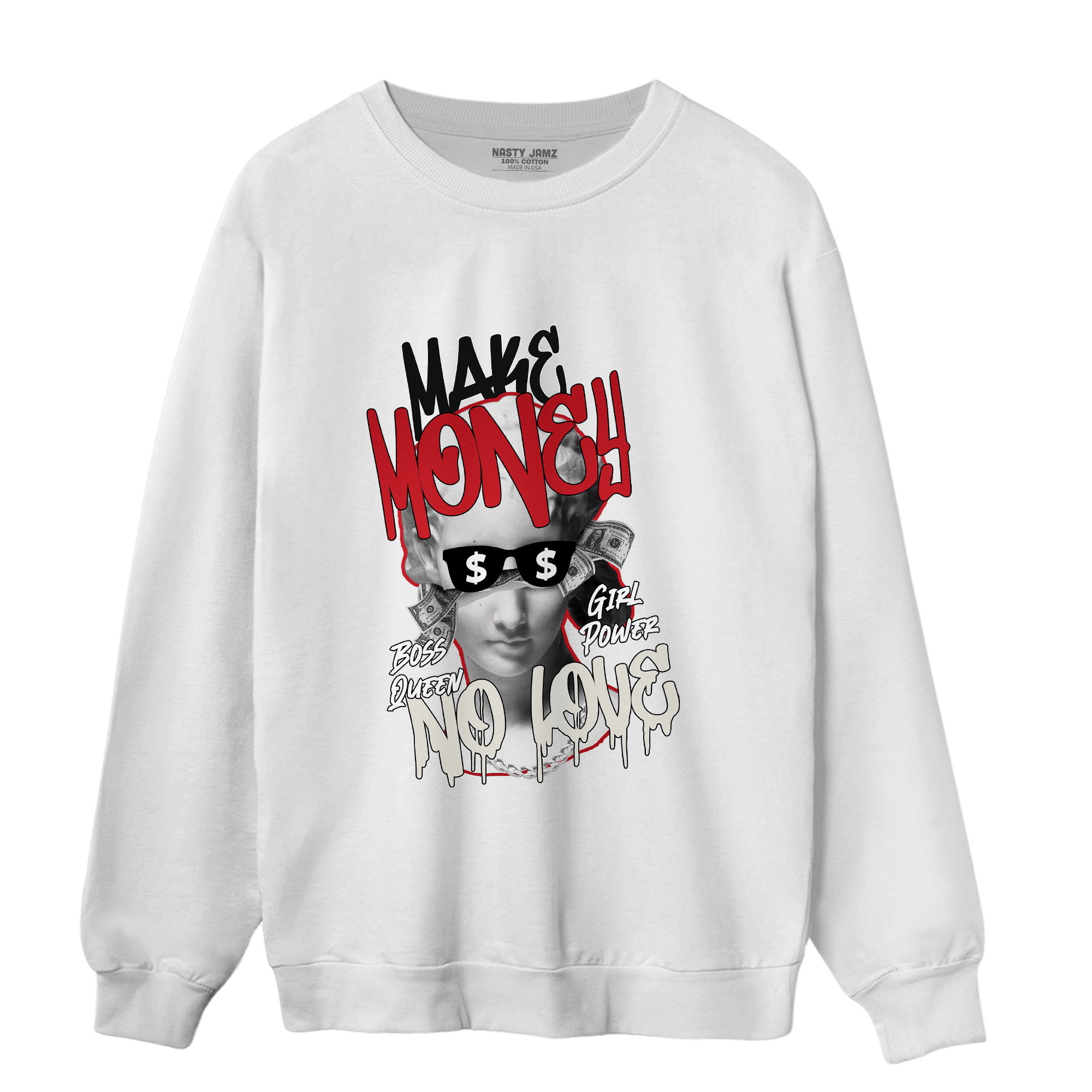 Low OG Trophy Room 1s Sweatshirt Match Make Money No Love - NastyJamz