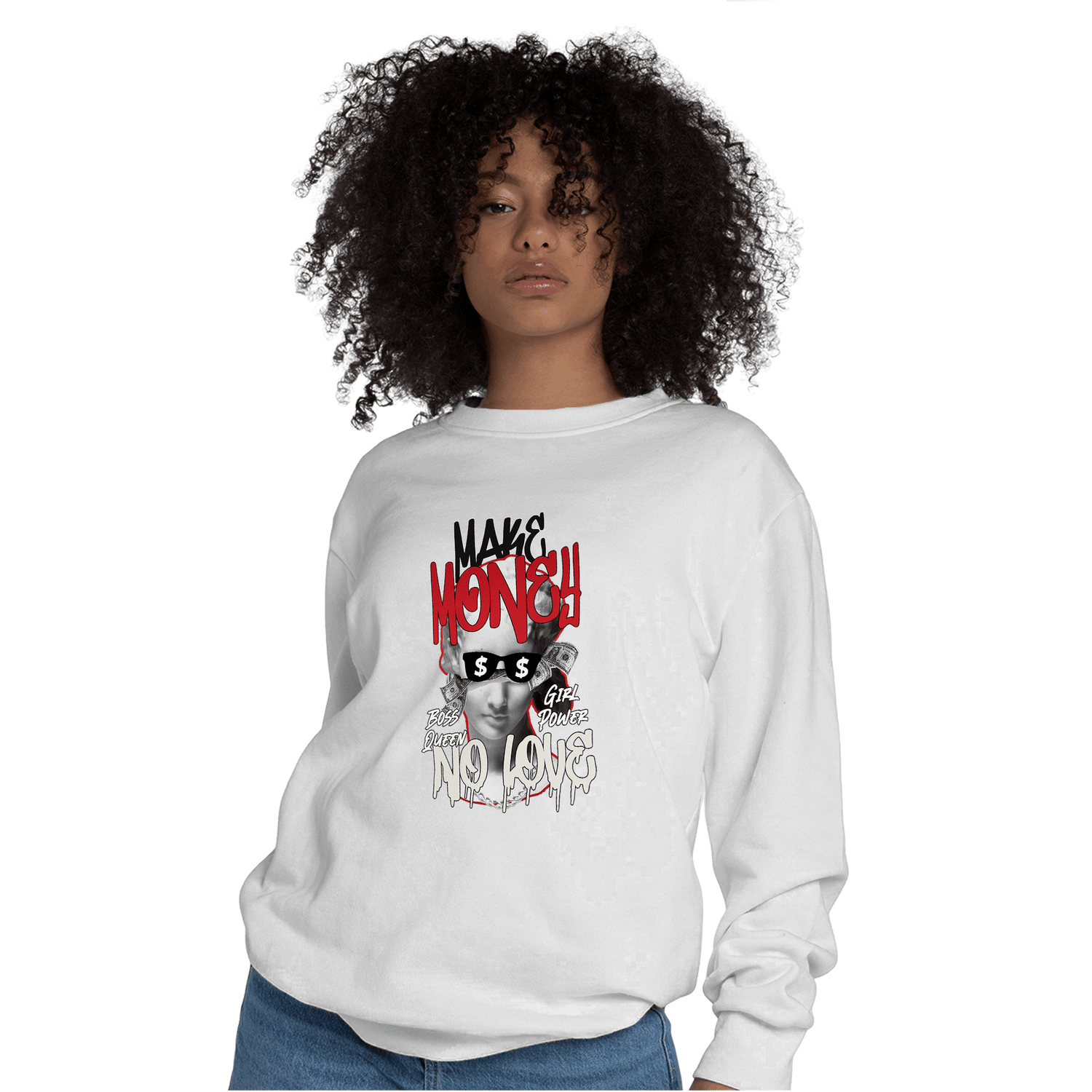 Low OG Trophy Room 1s Sweatshirt Match Make Money No Love - NastyJamz