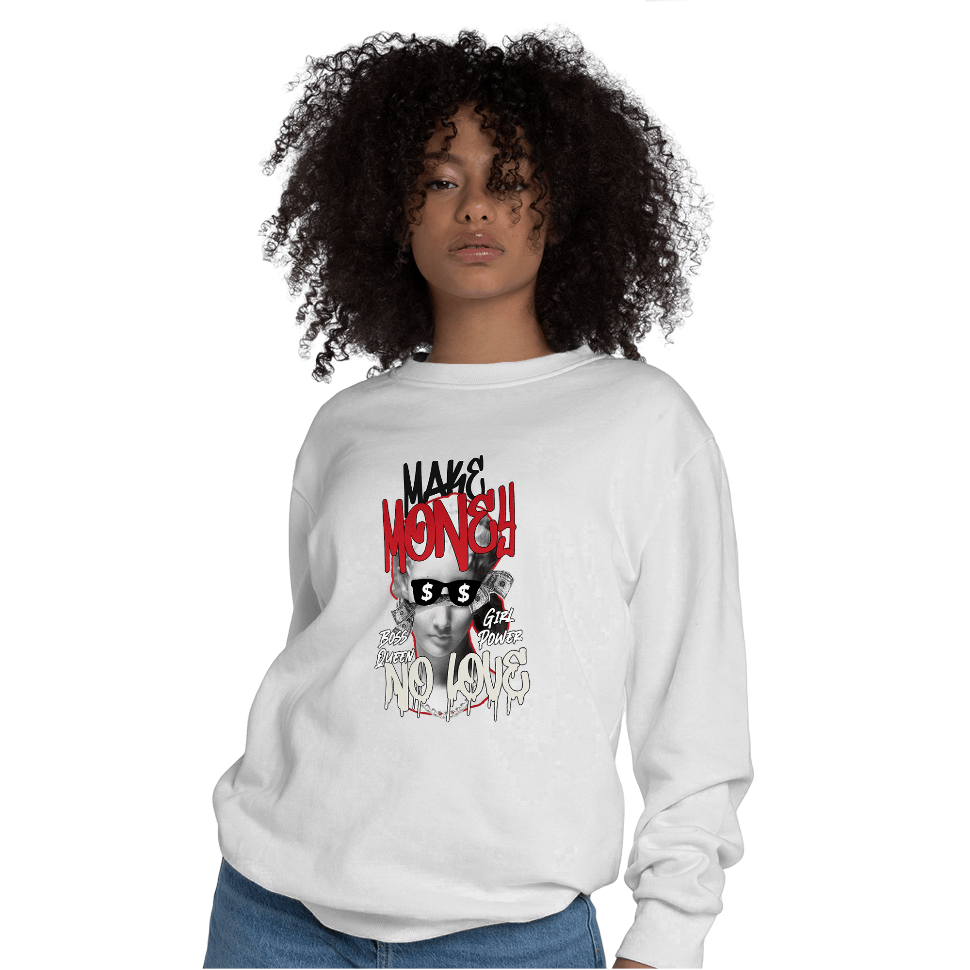 Low OG Trophy Room 1s Sweatshirt Match Make Money No Love - NastyJamz