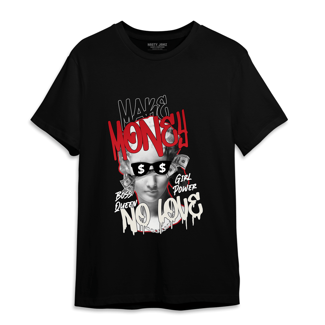 Low OG Trophy Room 1s T Shirt Match Make Money No Love - NastyJamz