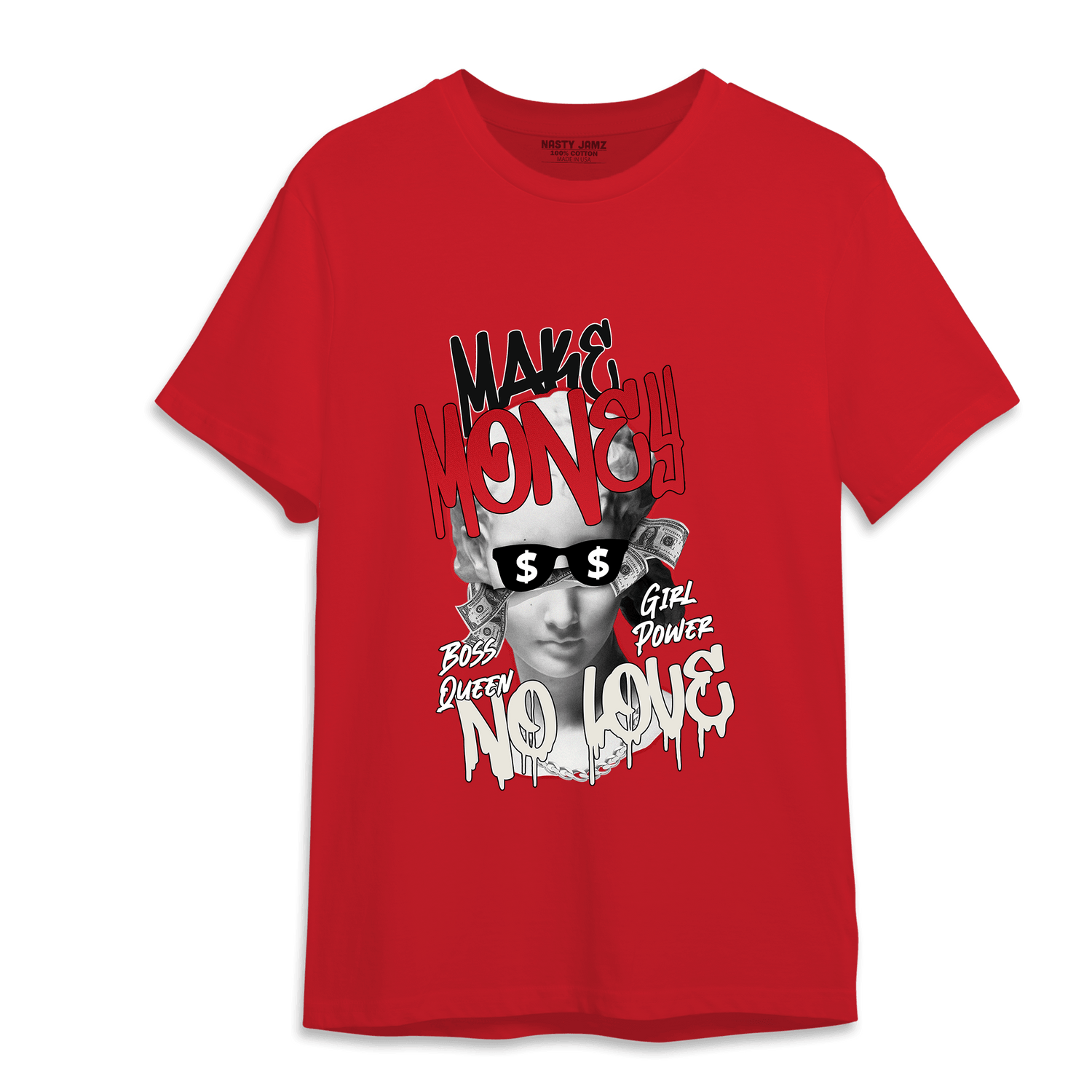 Low OG Trophy Room 1s T Shirt Match Make Money No Love - NastyJamz