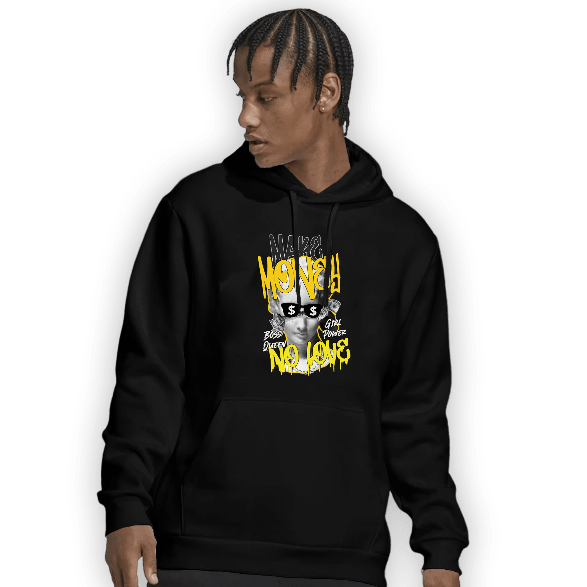 Vivid Sulfur 4s Hoodie Match Make Money No Love - NastyJamz
