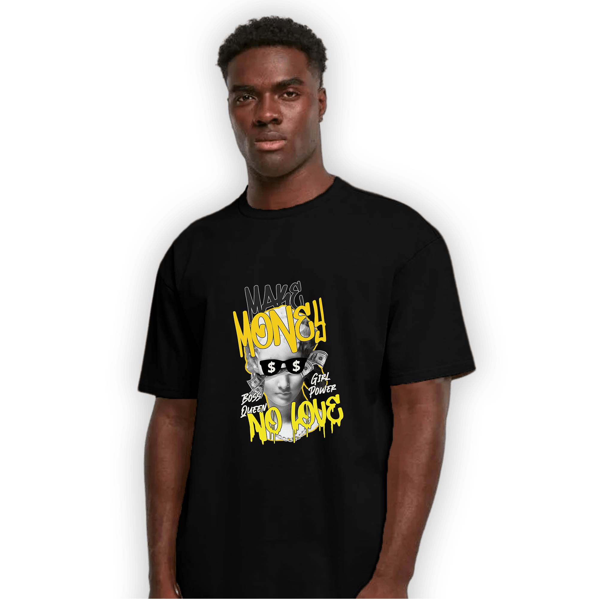 Vivid Sulfur 4s T Shirt Match Make Money No Love - NastyJamz