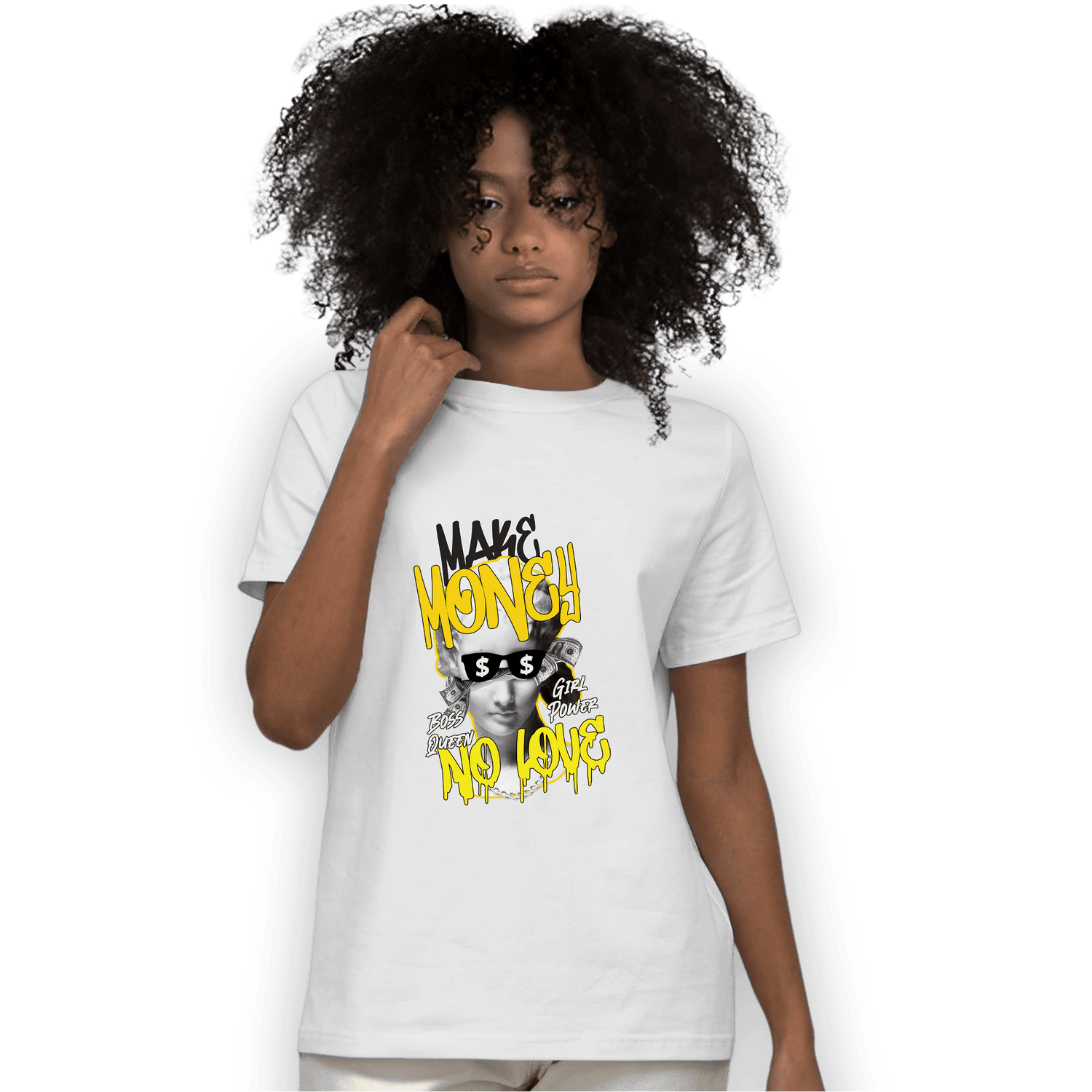 Vivid Sulfur 4s T Shirt Match Make Money No Love - NastyJamz