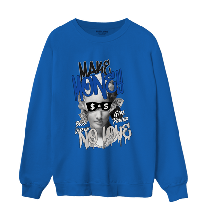 Air Max 1 86 Royal Sweatshirt Match Make Money No Love - NastyJamz
