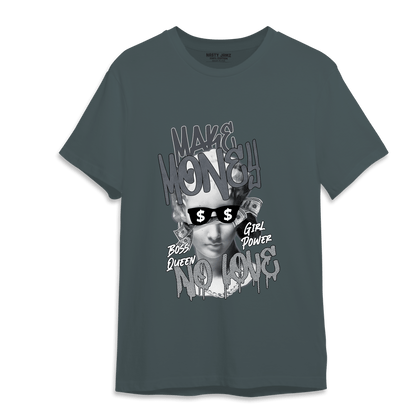 Air Max 90 Iron Grey T Shirt Match Make Money No Love - NastyJamz