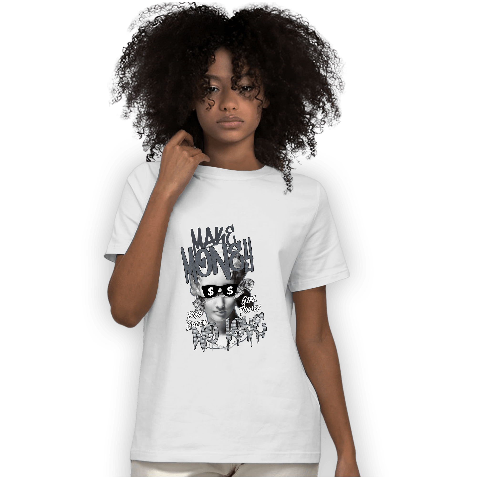 Air Max 90 Iron Grey T Shirt Match Make Money No Love - NastyJamz