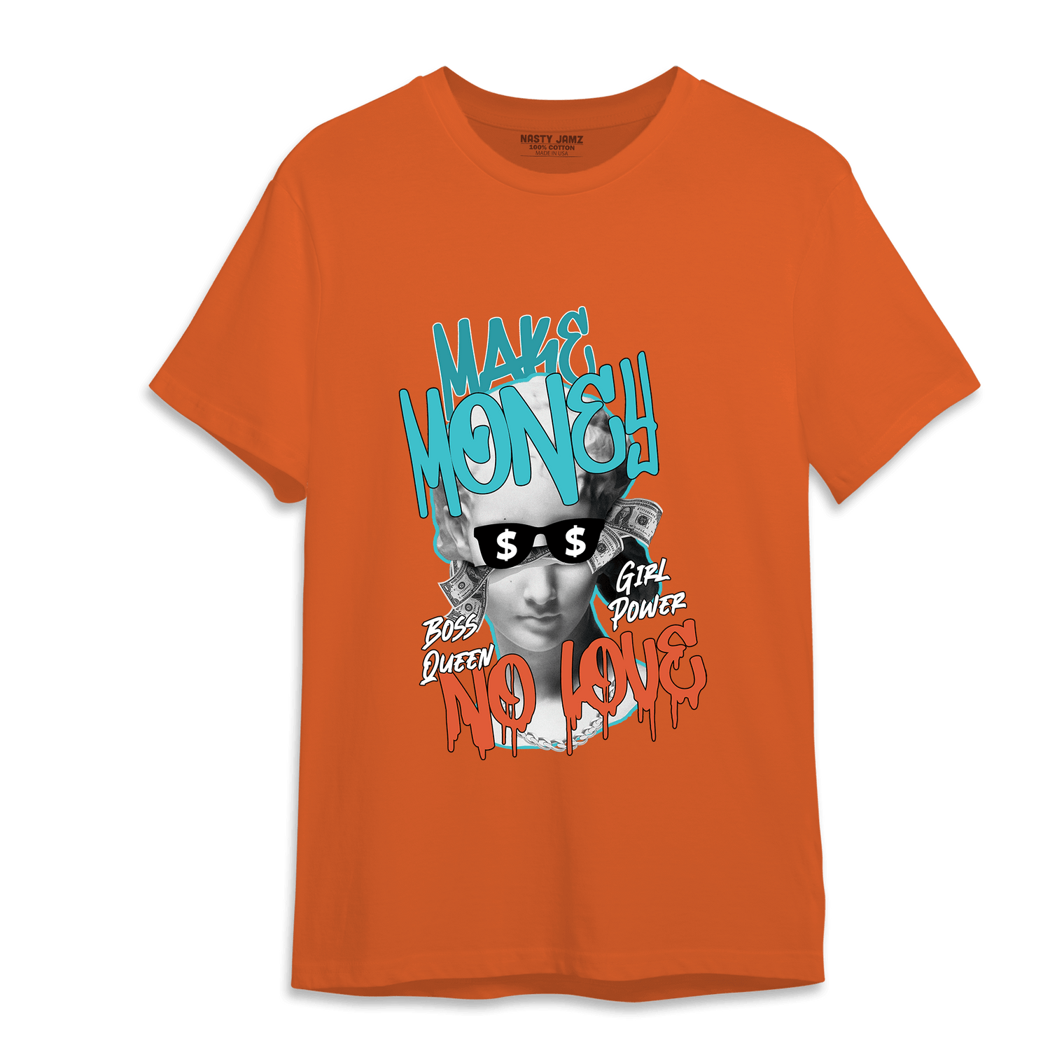 Dunk Low Dolphins T Shirt Match Make Money No Love - NastyJamz