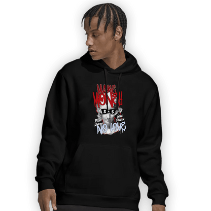 Cherry 11s Hoodie Match Make Money No Love - NastyJamz