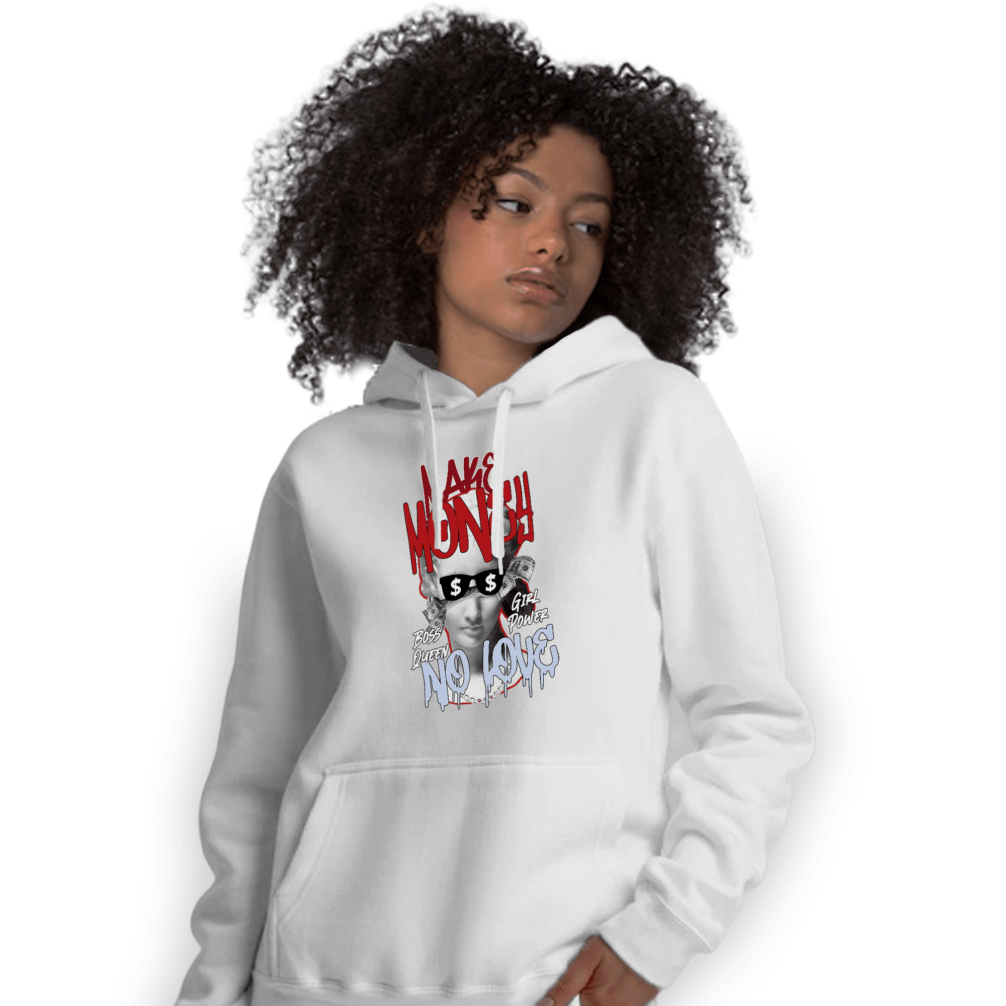 Cherry 11s Hoodie Match Make Money No Love - NastyJamz