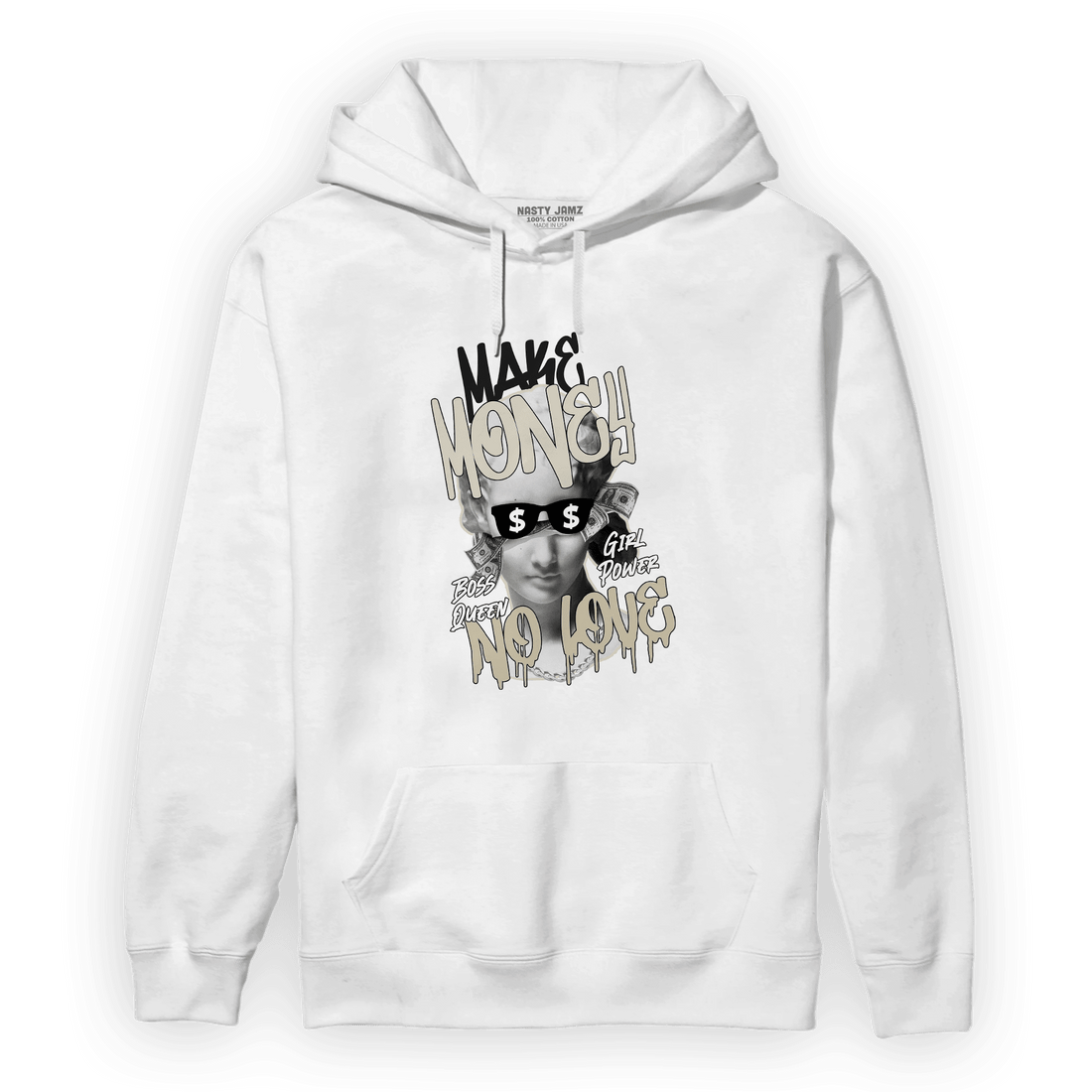 Gratitude 11s Hoodie Match Make Money No Love - NastyJamz