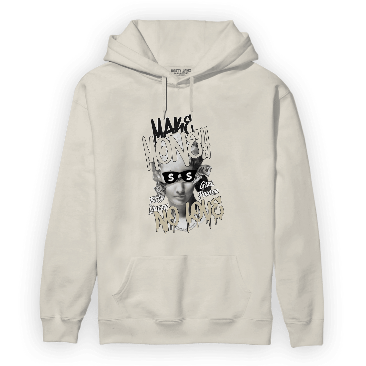 Gratitude 11s Hoodie Match Make Money No Love - NastyJamz