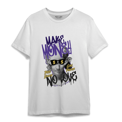 Field Purple 12s T Shirt Match Make Money No Love - NastyJamz