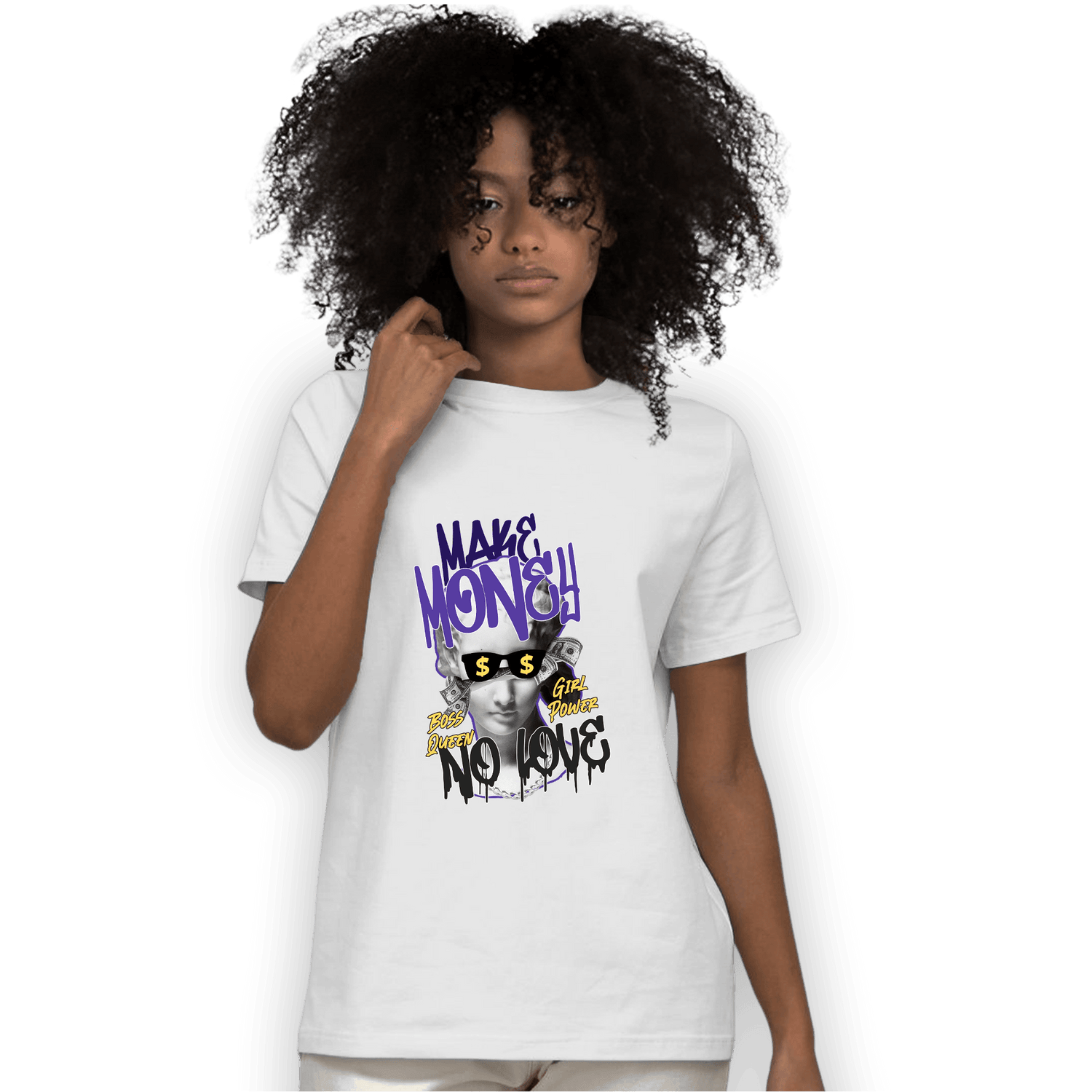 Field Purple 12s T Shirt Match Make Money No Love - NastyJamz