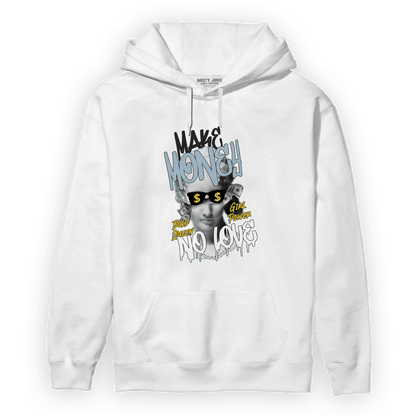Blue Grey 13s Hoodie Match Make Money No Love - NastyJamz