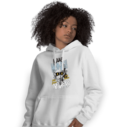 Blue Grey 13s Hoodie Match Make Money No Love - NastyJamz