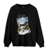 Blue Grey 13s Sweatshirt Match Make Money No Love - NastyJamz