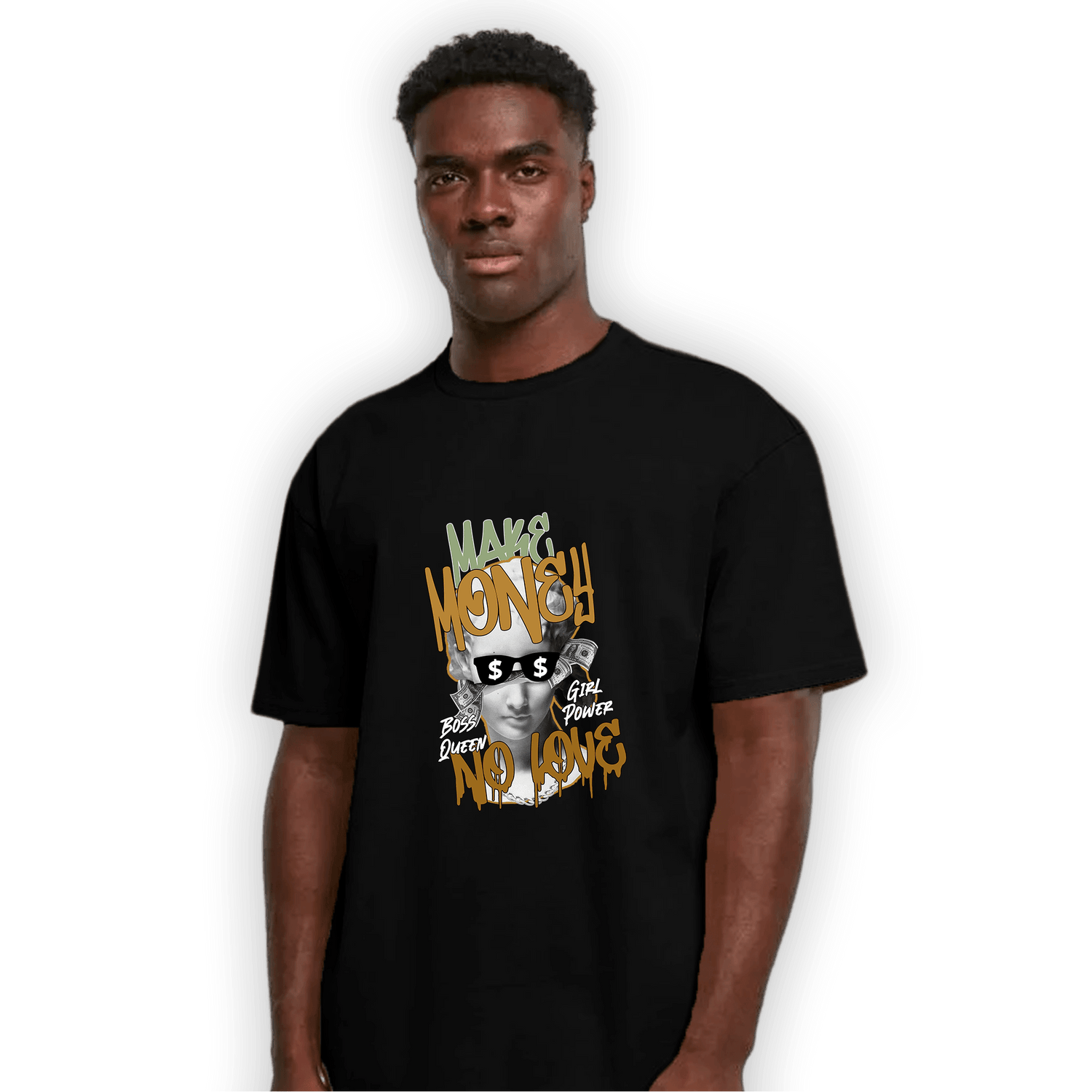Wheat 13s T Shirt Match Make Money No Love - NastyJamz